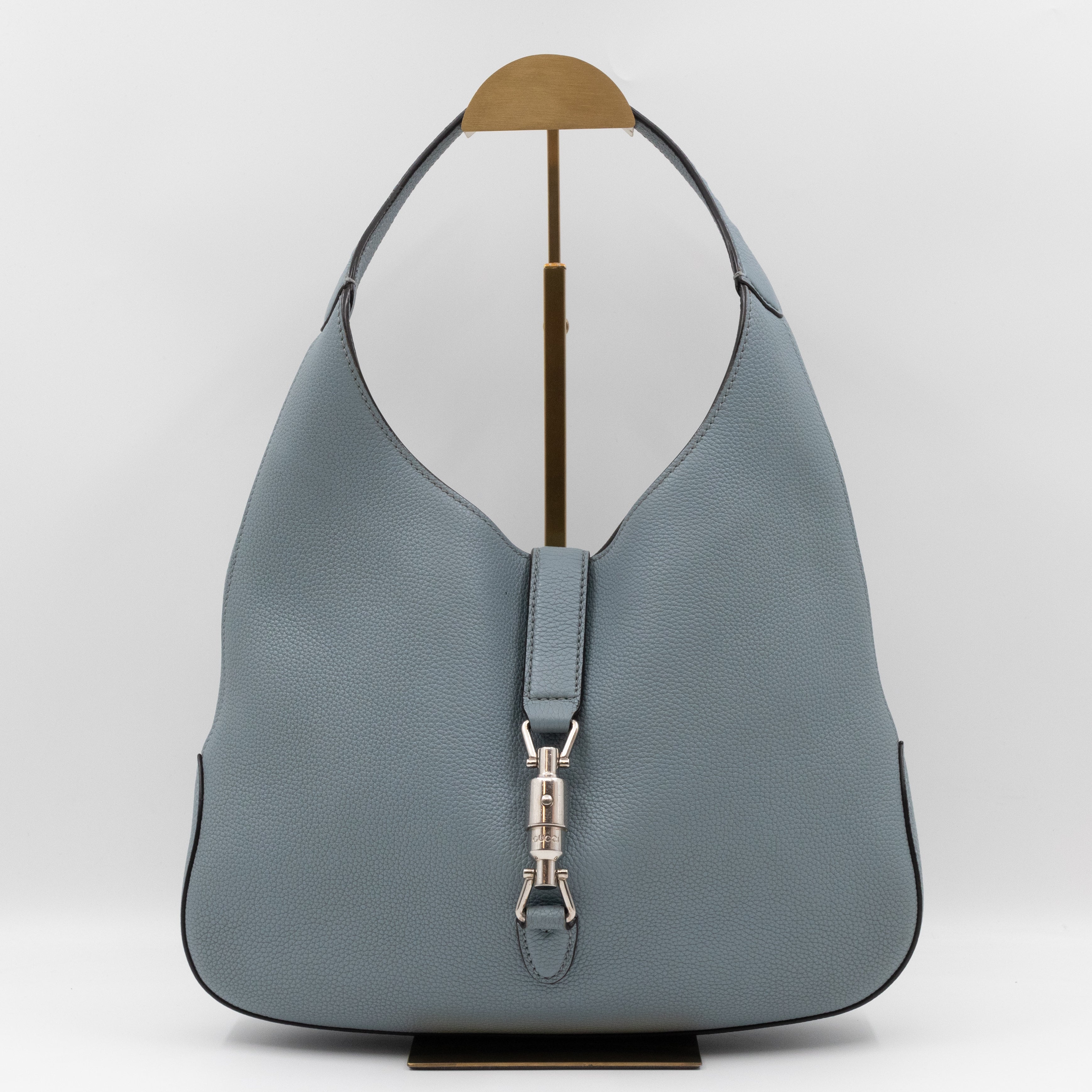 Jackie Hobo Bag Smoke Grey Leather