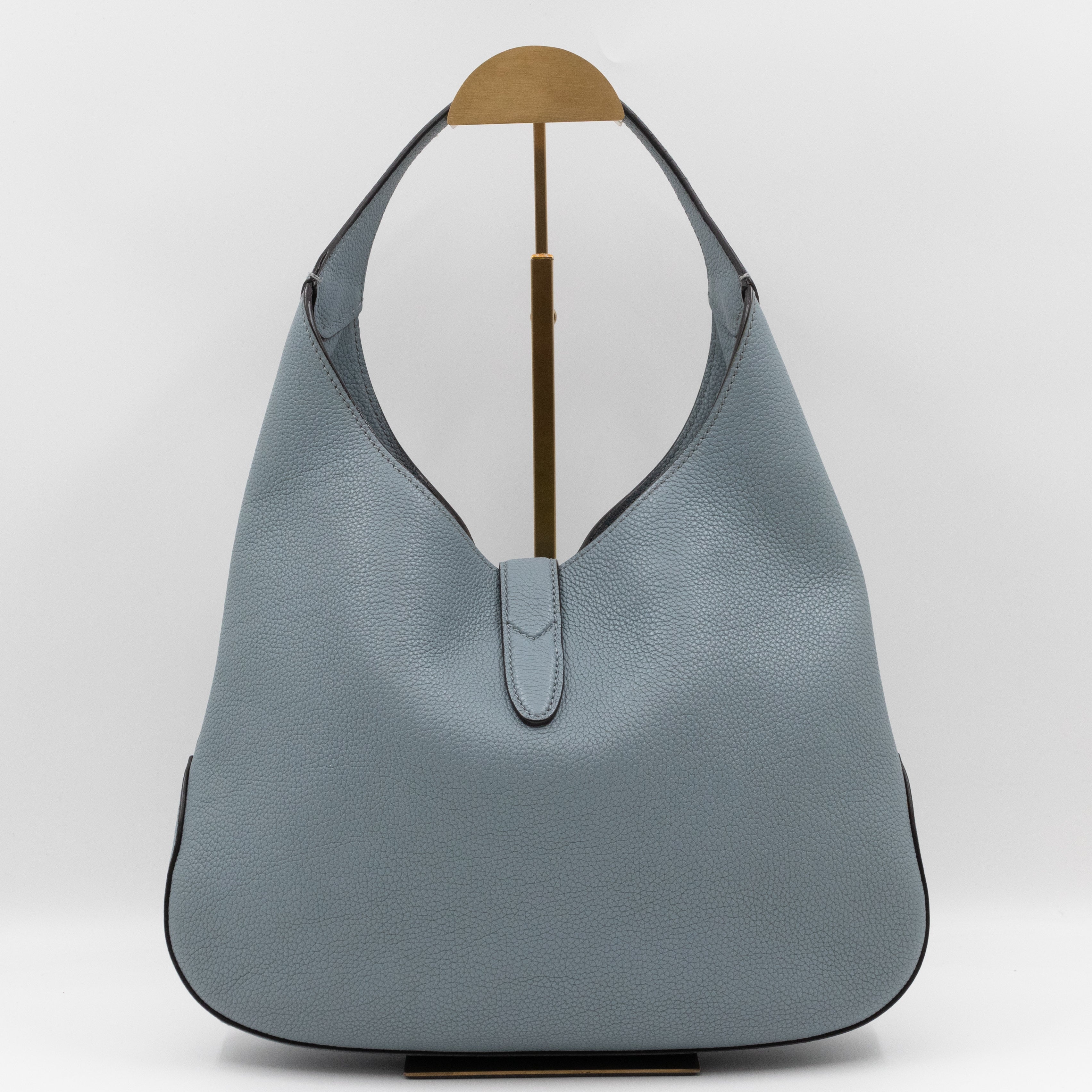 Jackie Hobo Bag Smoke Grey Leather