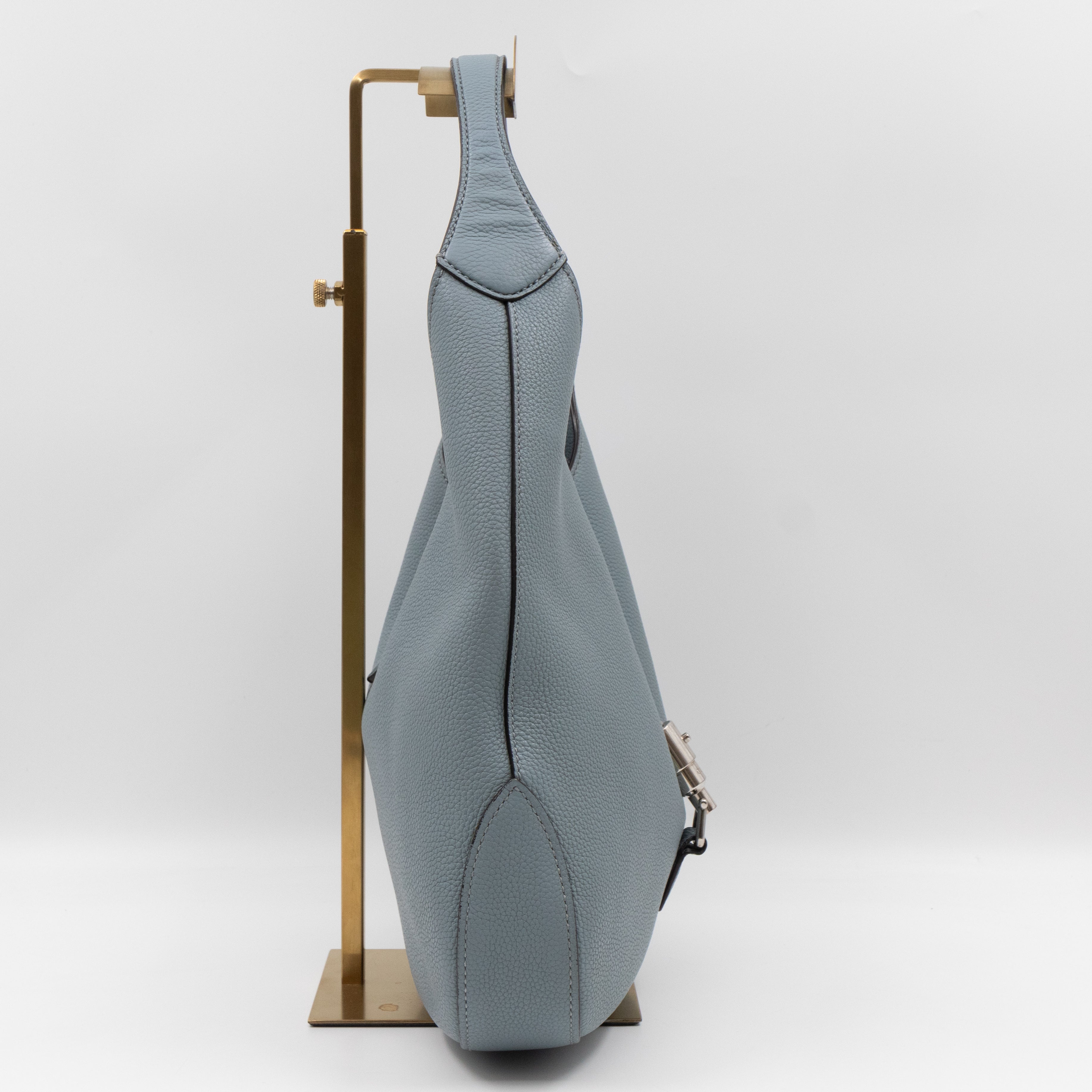 Jackie Hobo Bag Smoke Grey Leather