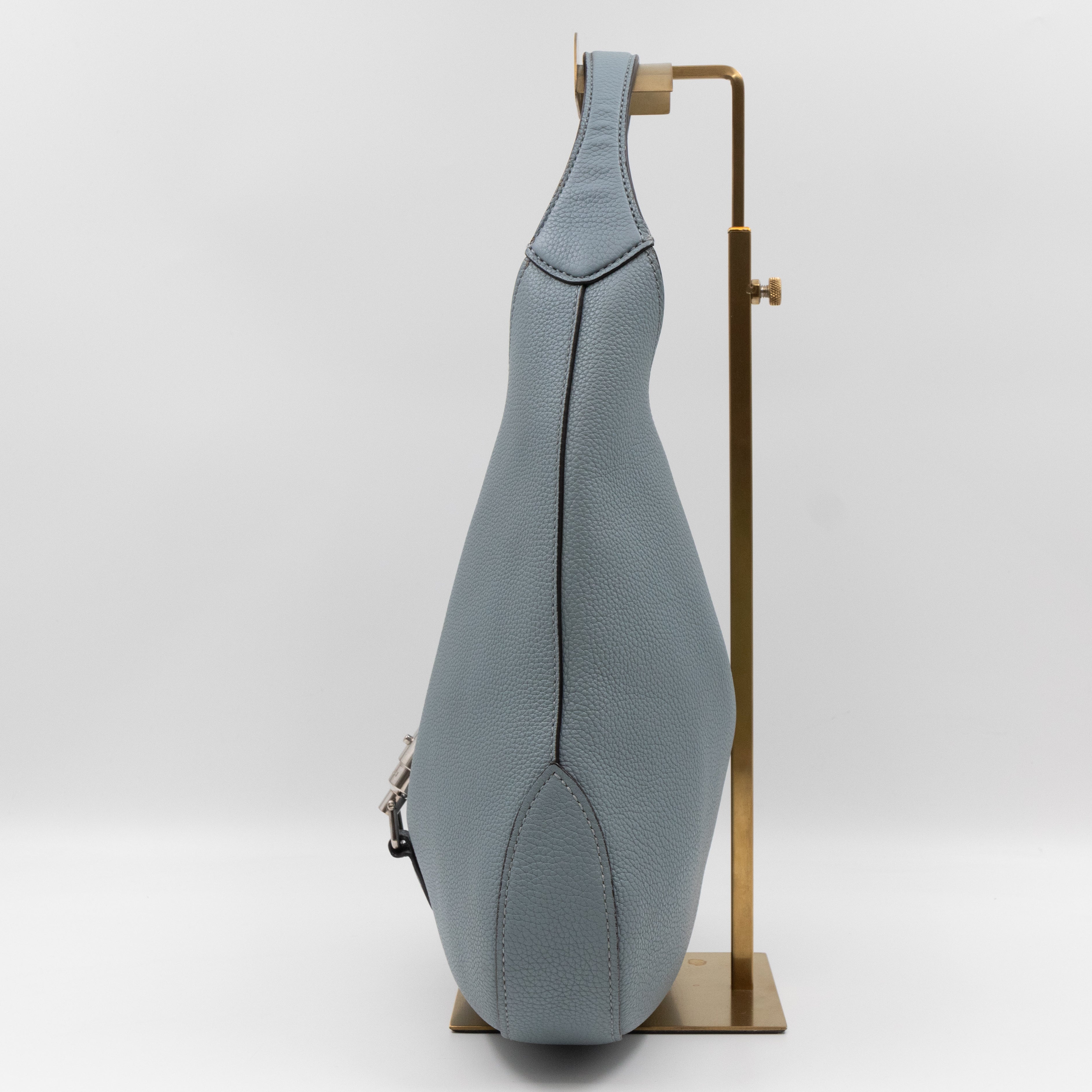 Jackie Hobo Bag Smoke Grey Leather