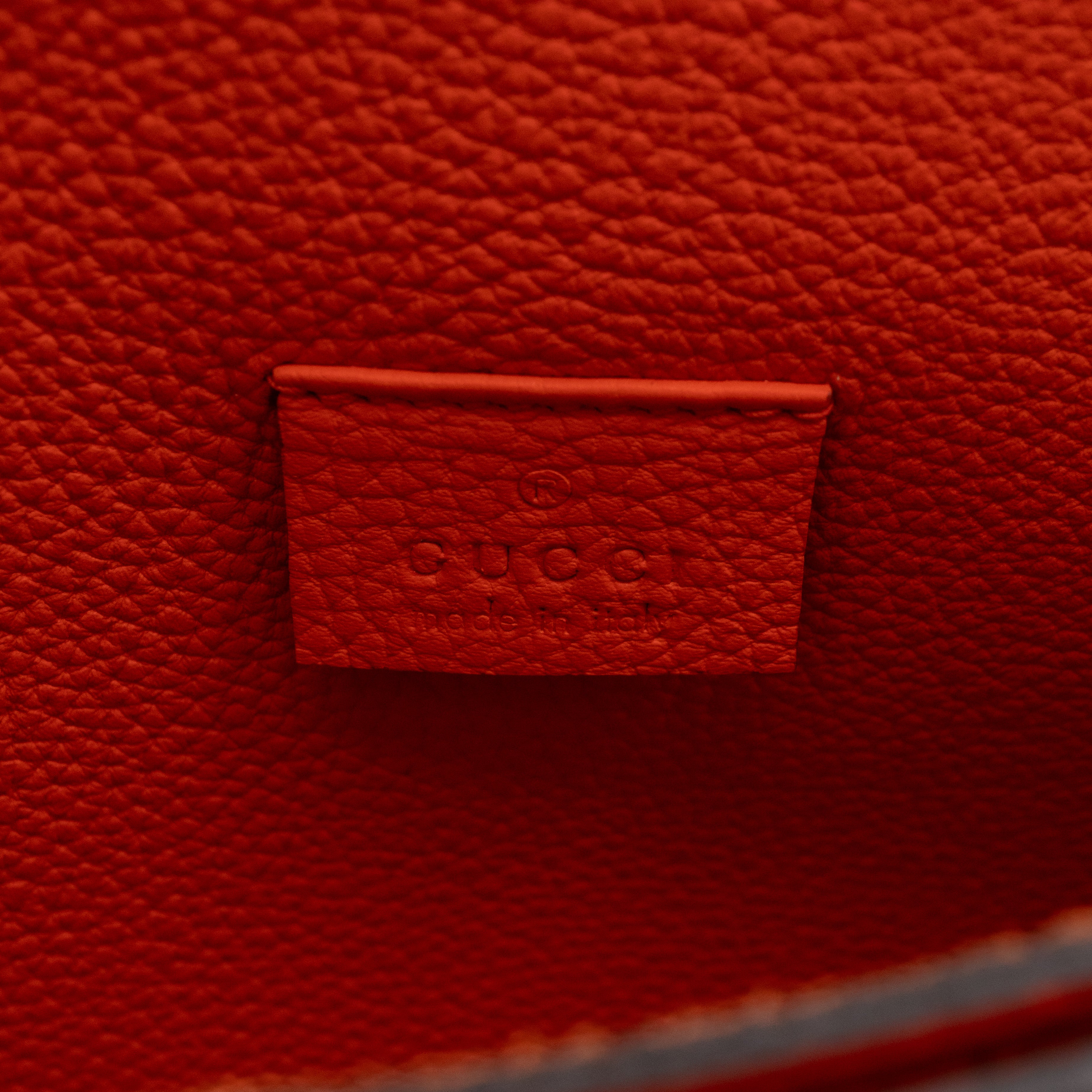 Jackie Soft Flap Bag Orange Leather