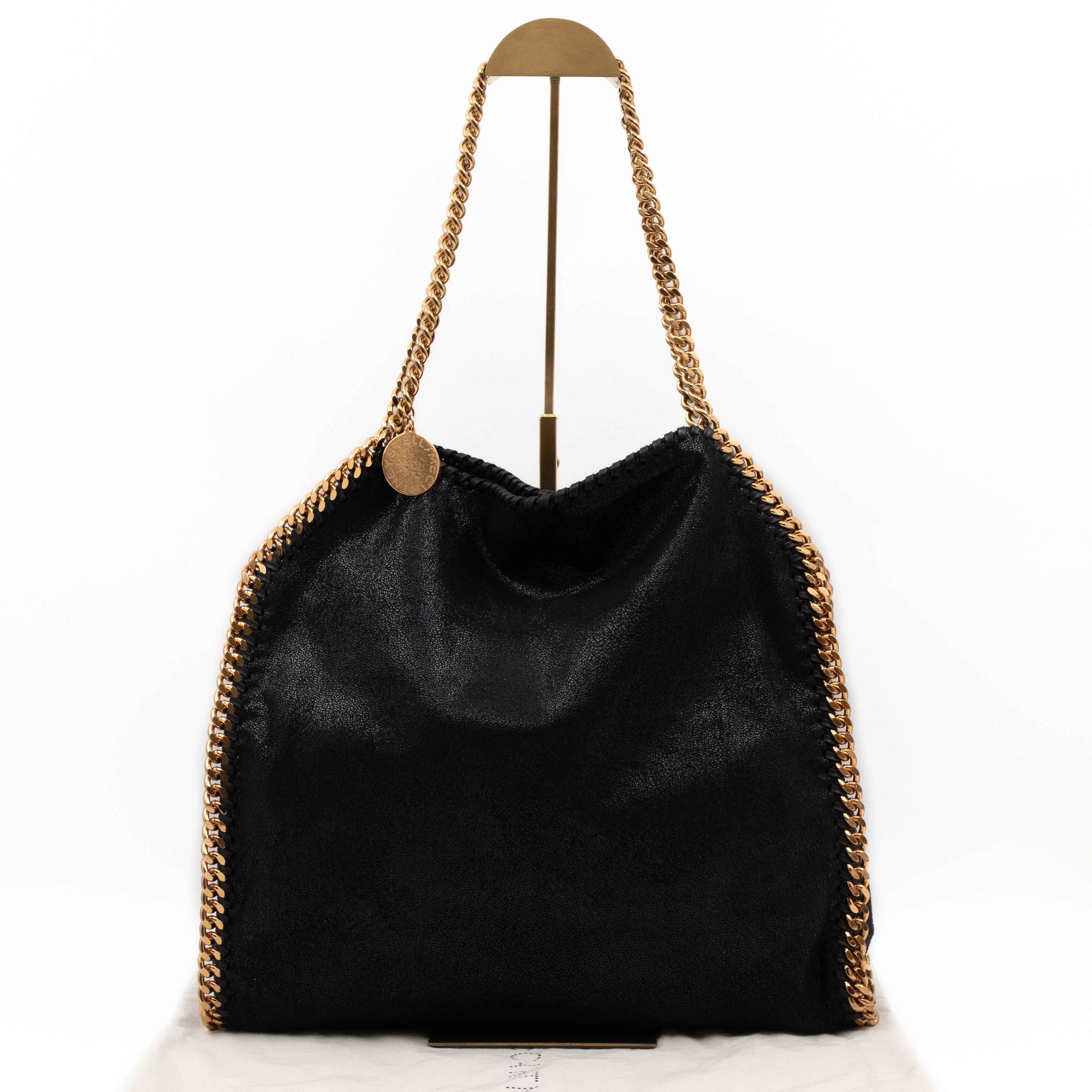 Falabella Tote Black Blue Gold