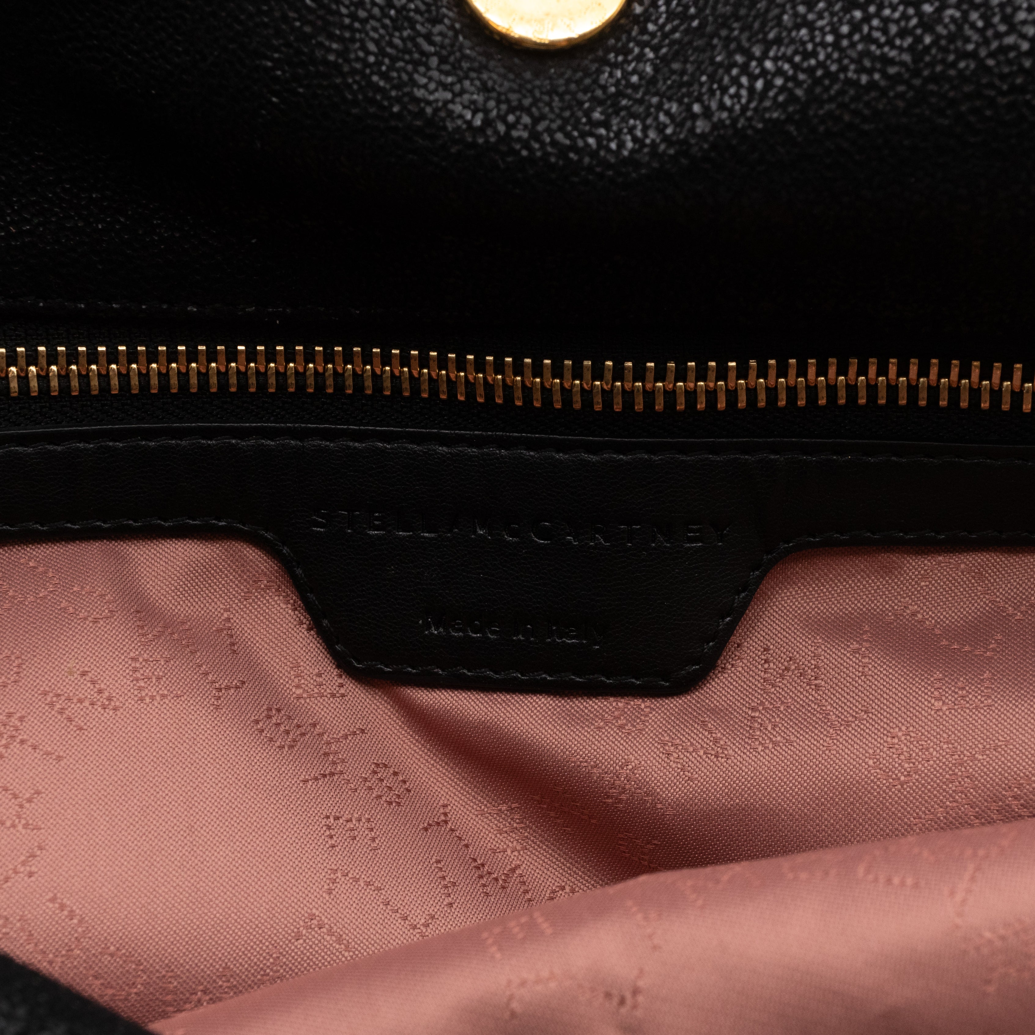 Falabella Tote Black Blue Gold