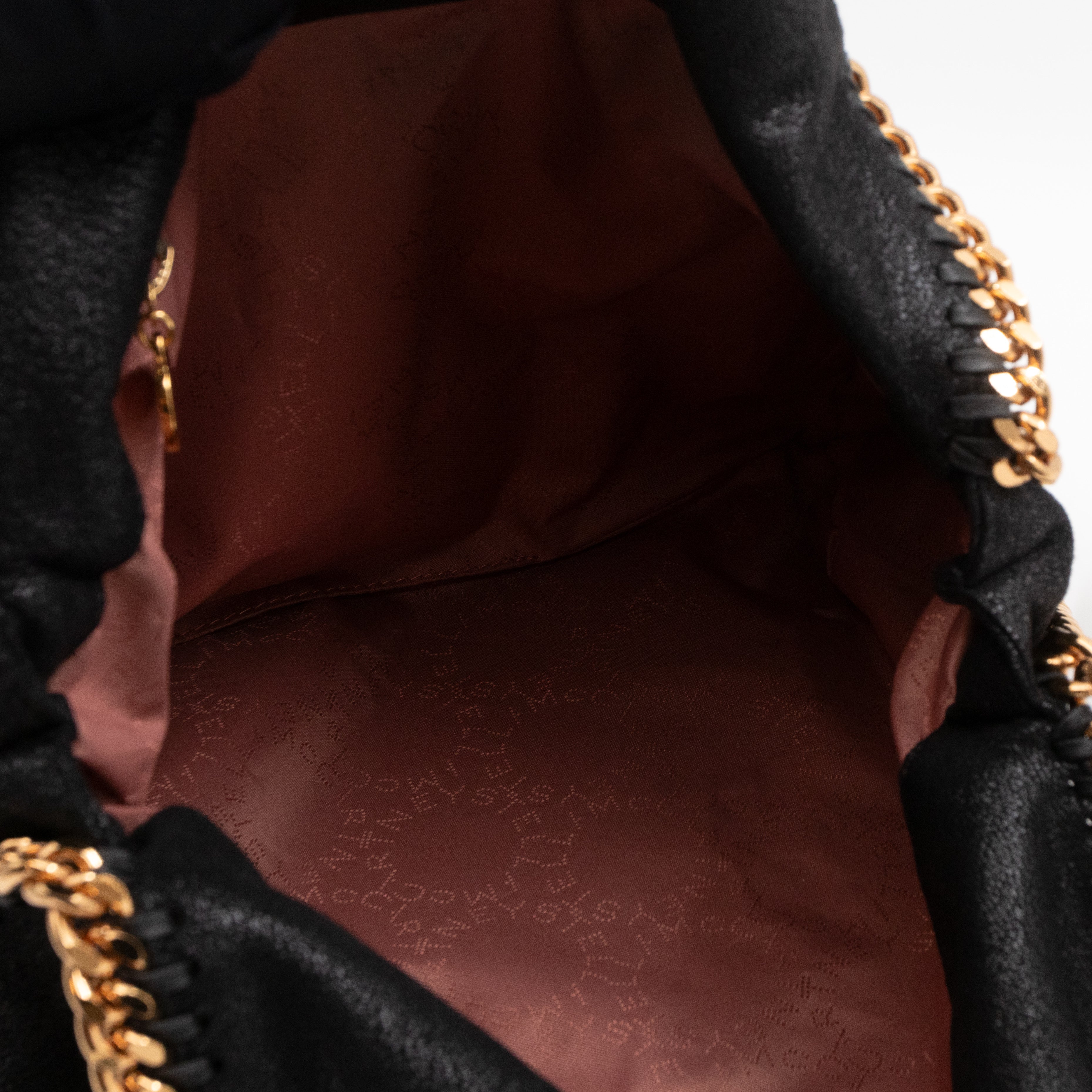 Falabella Tote Black Blue Gold