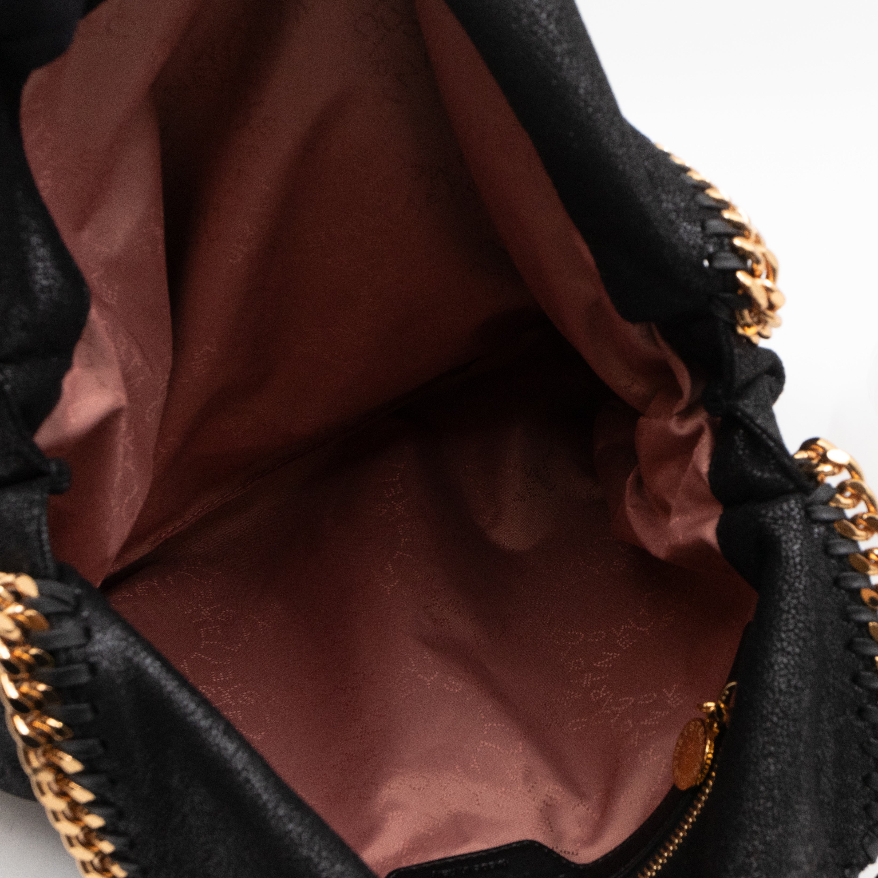 Falabella Tote Black Blue Gold