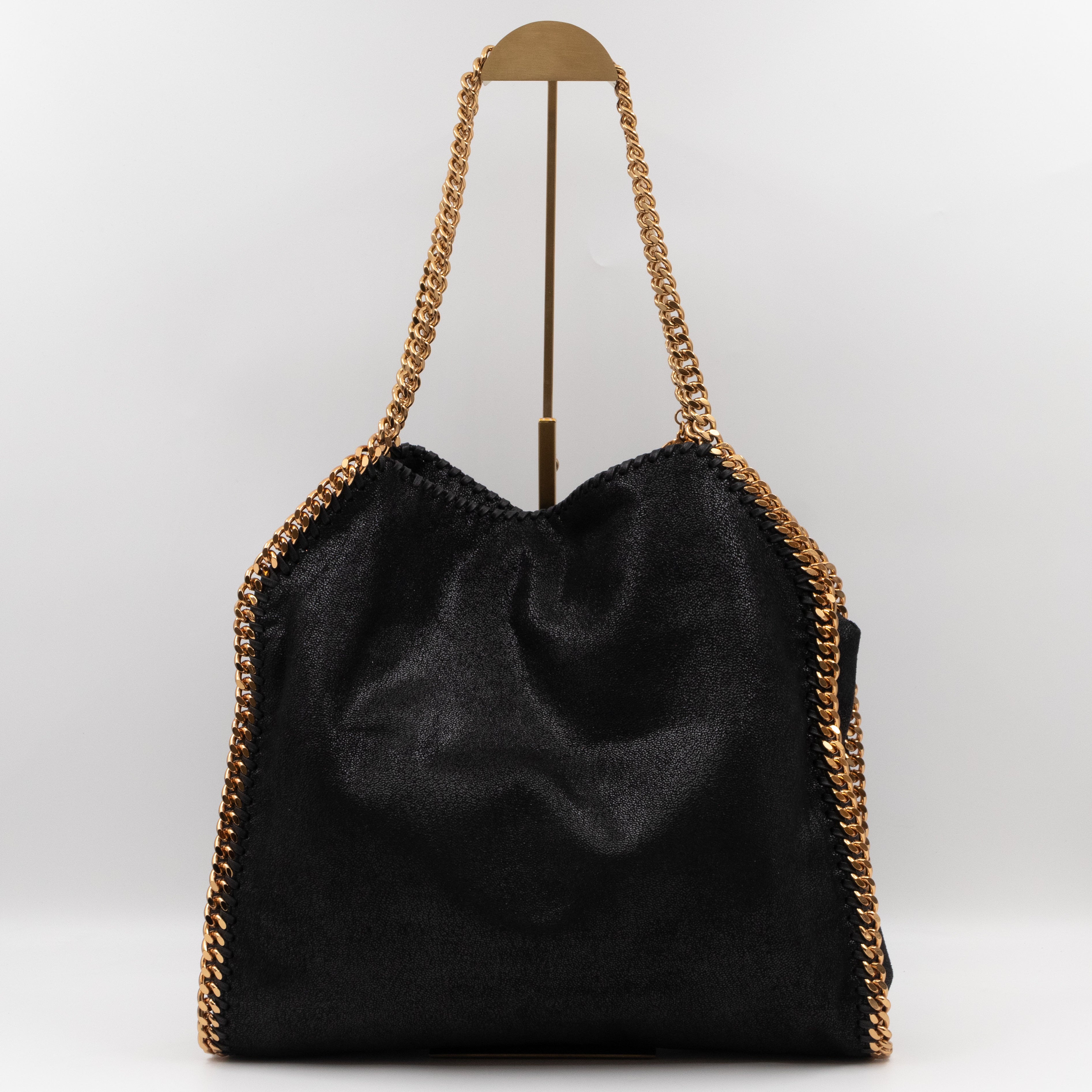 Falabella Tote Black Blue Gold