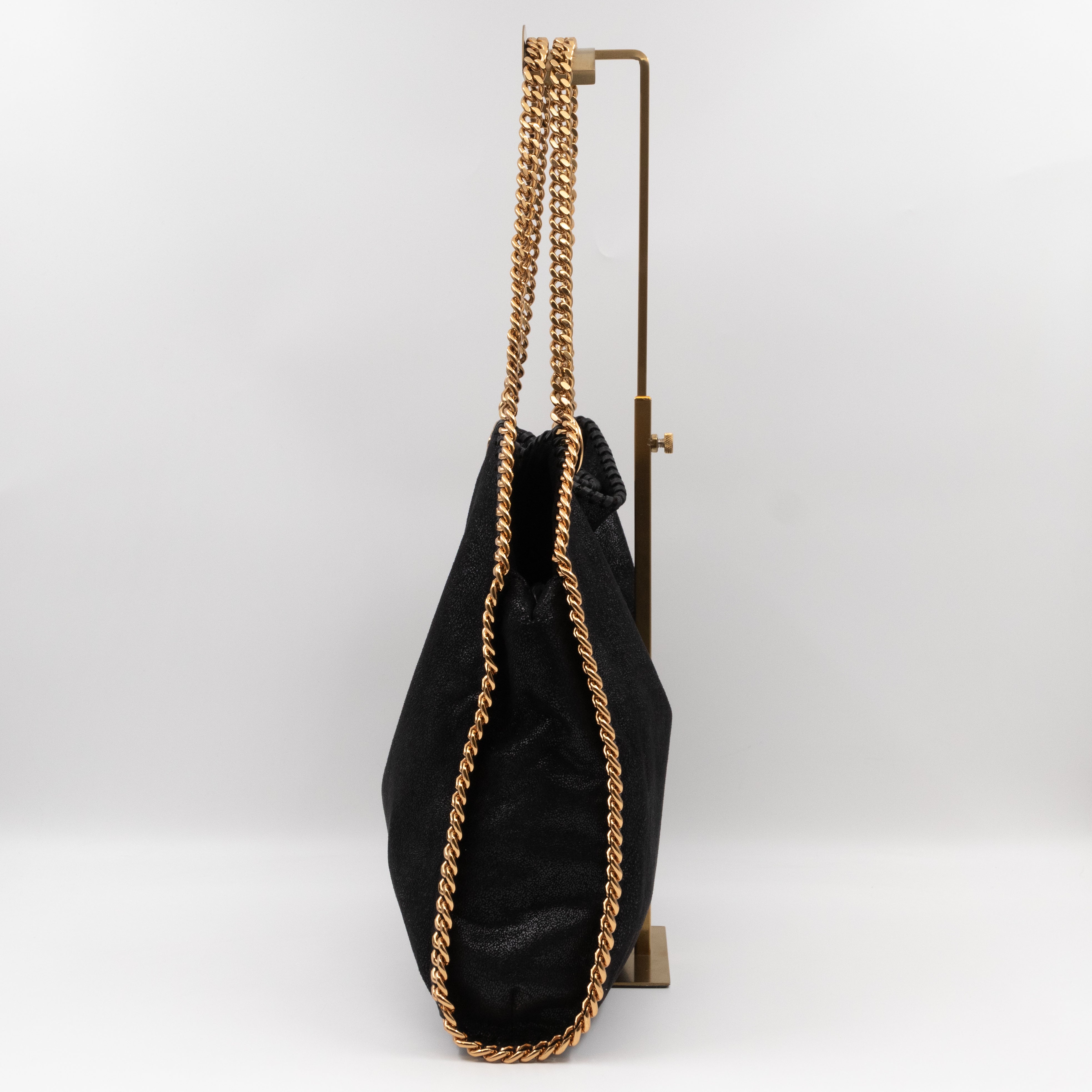 Falabella Tote Black Blue Gold