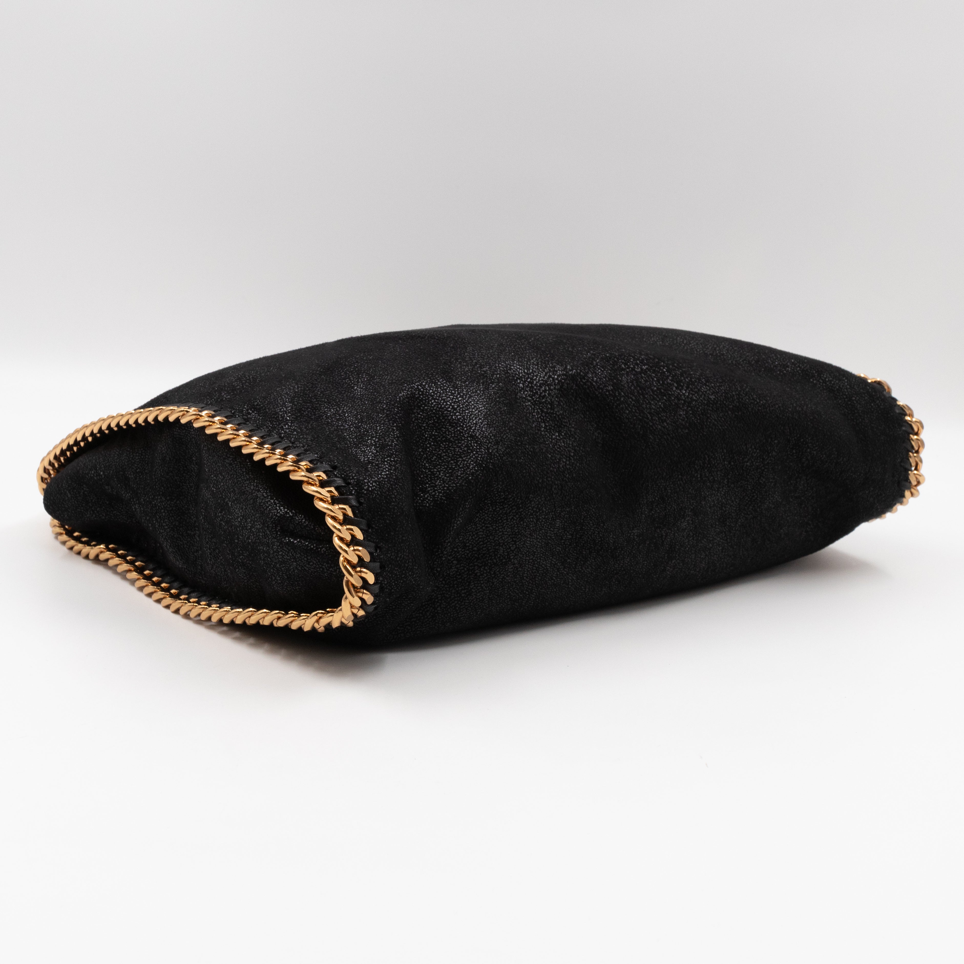 Falabella Tote Black Blue Gold