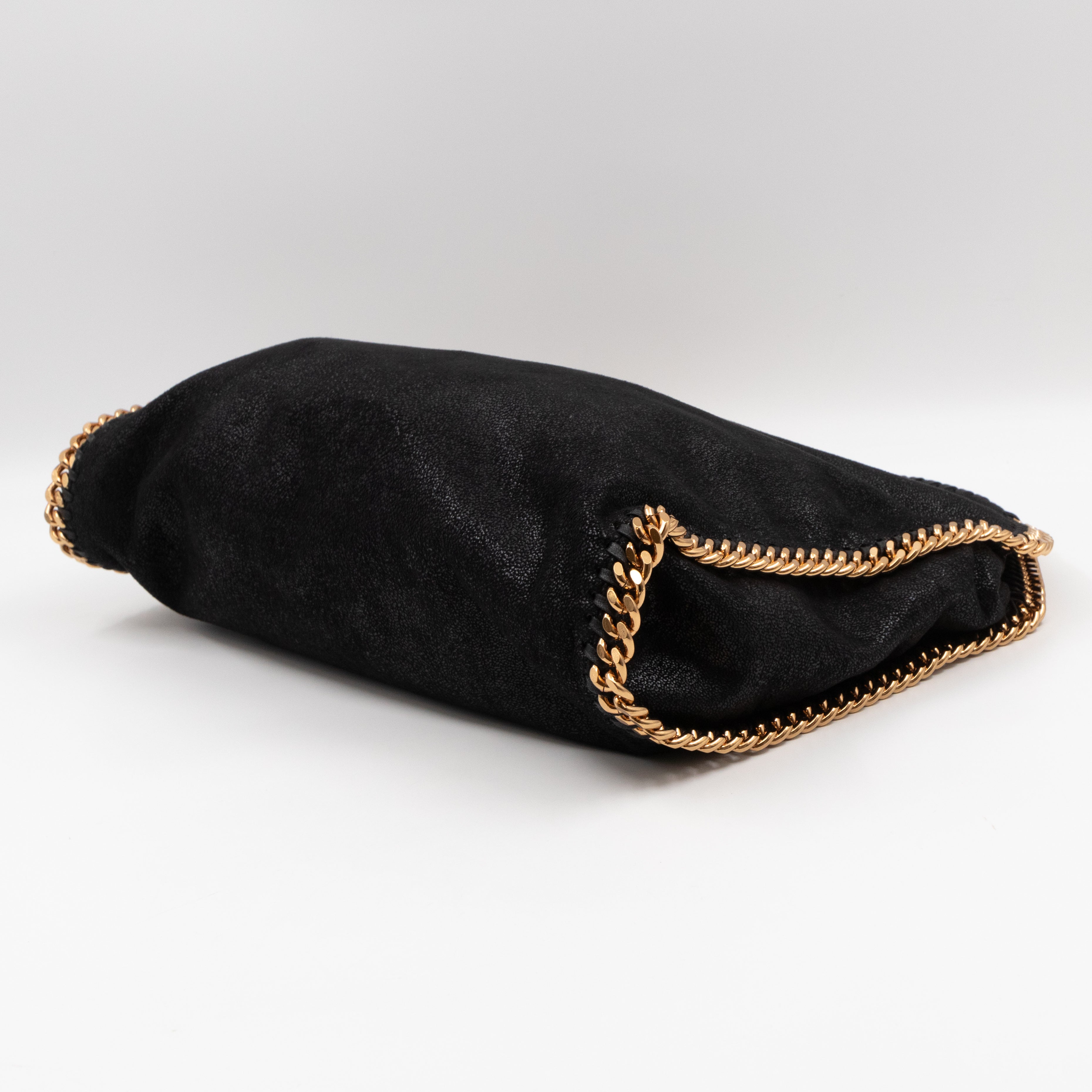 Falabella Tote Black Blue Gold