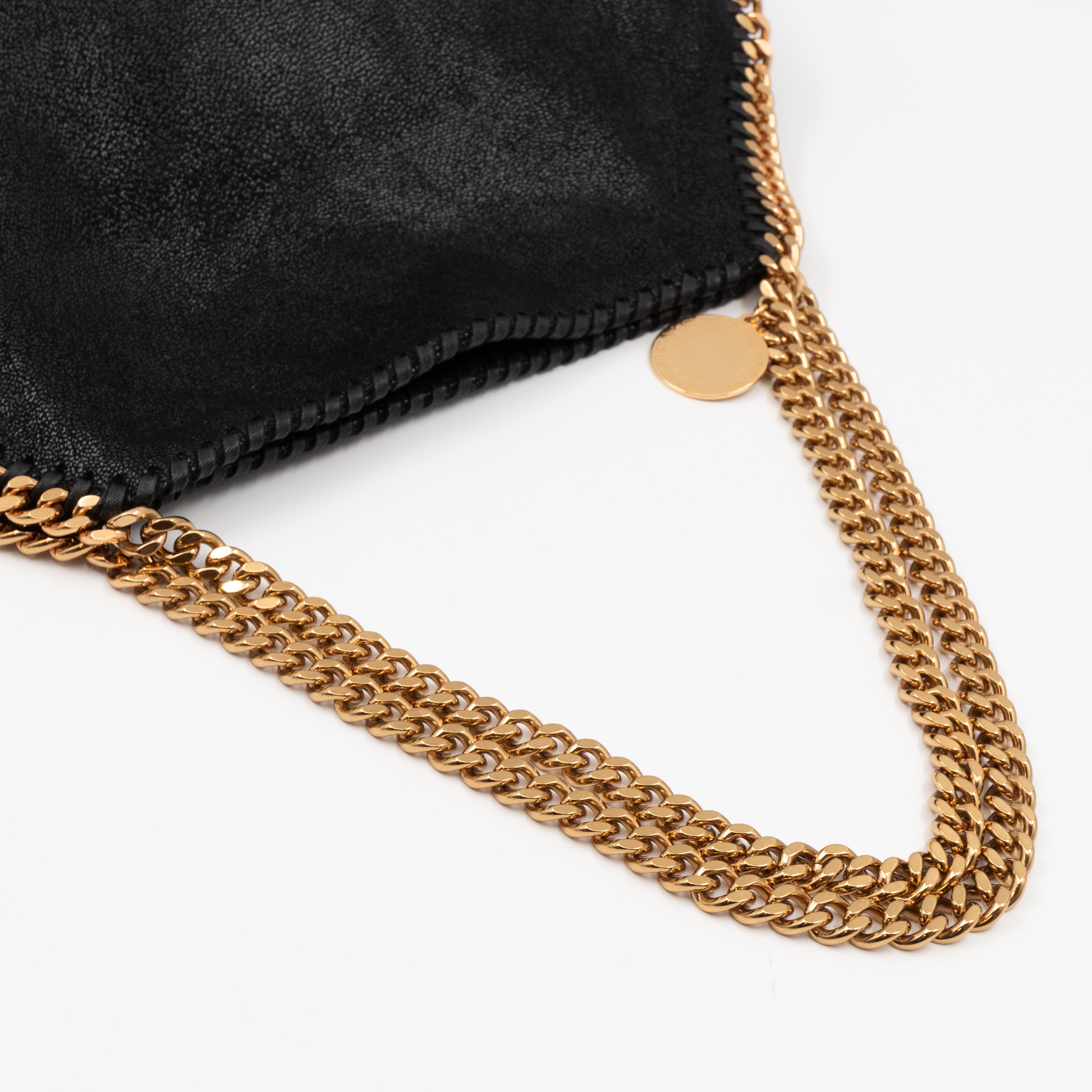 Falabella Tote Black Blue Gold