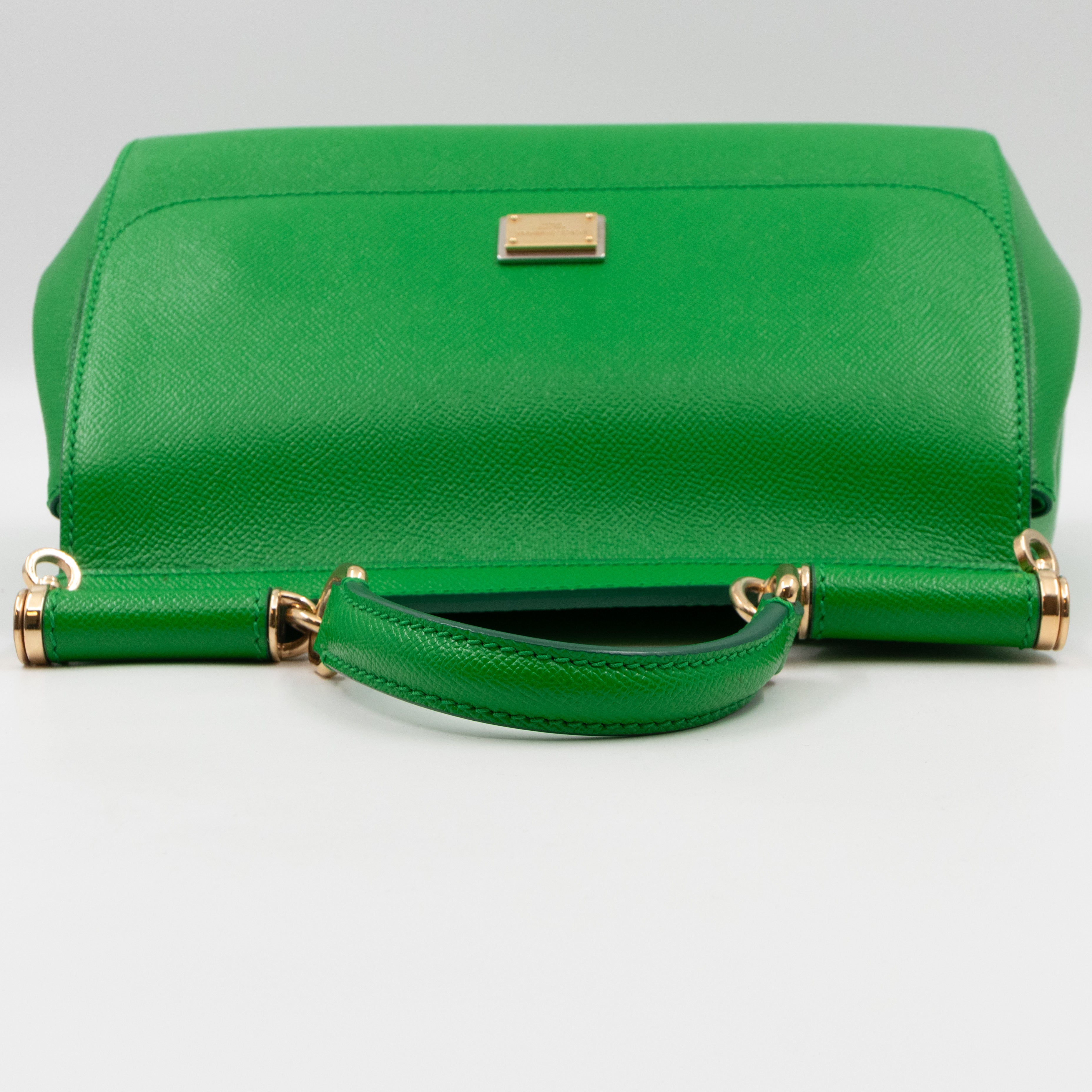 Sicily Medium Dauphine Leather Green