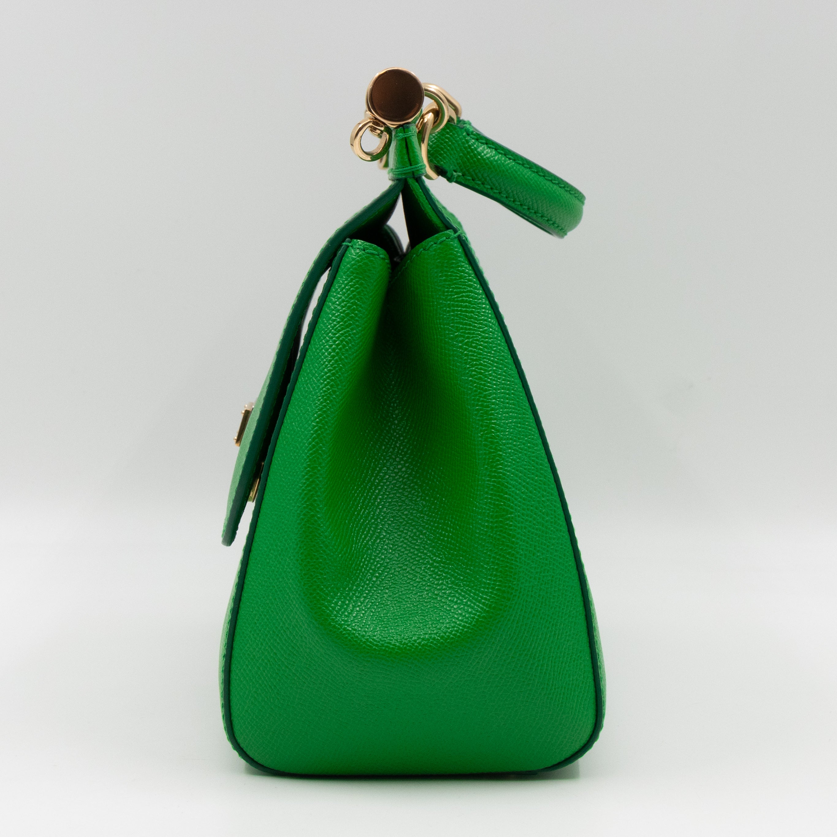Sicily Medium Dauphine Leather Green