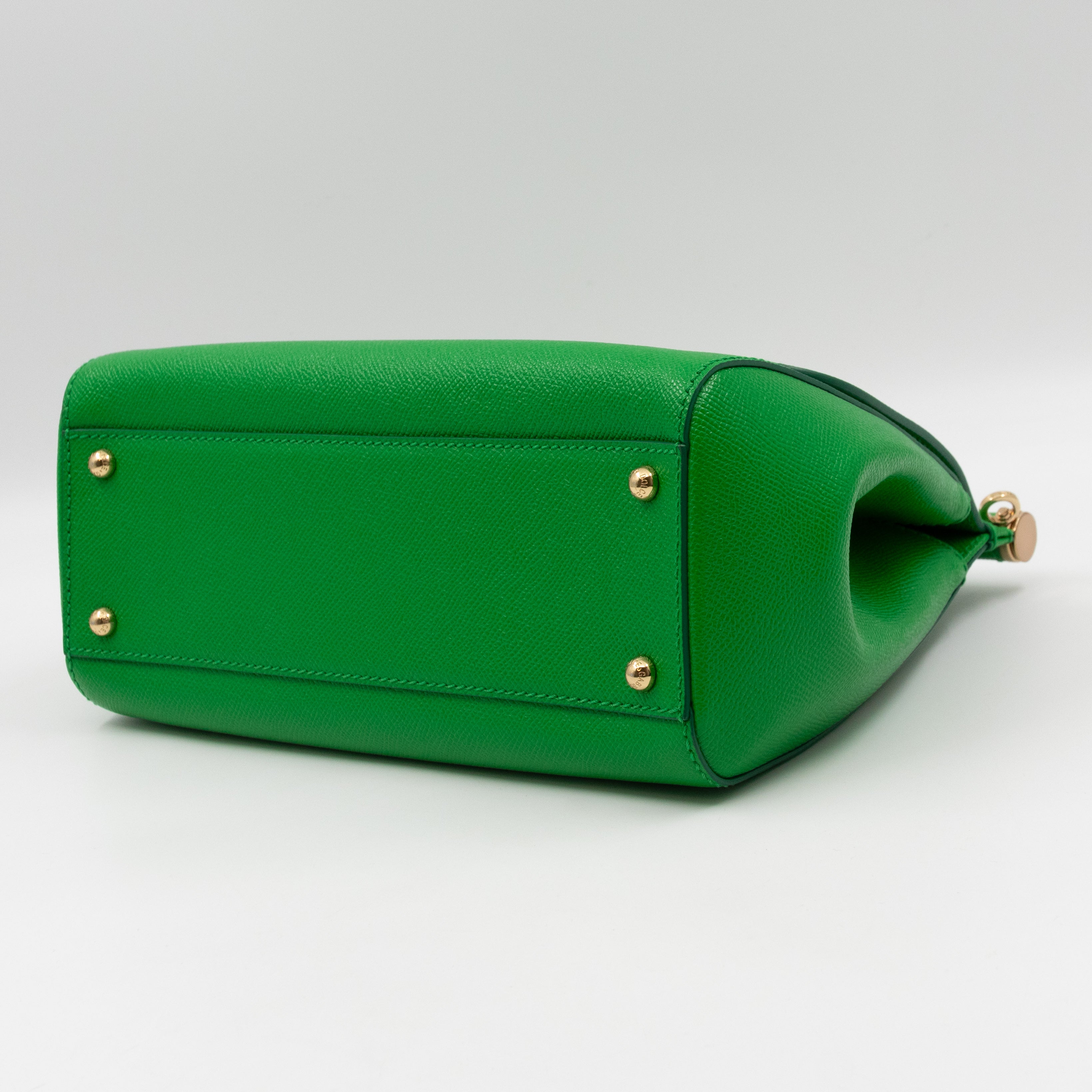 Sicily Medium Dauphine Leather Green