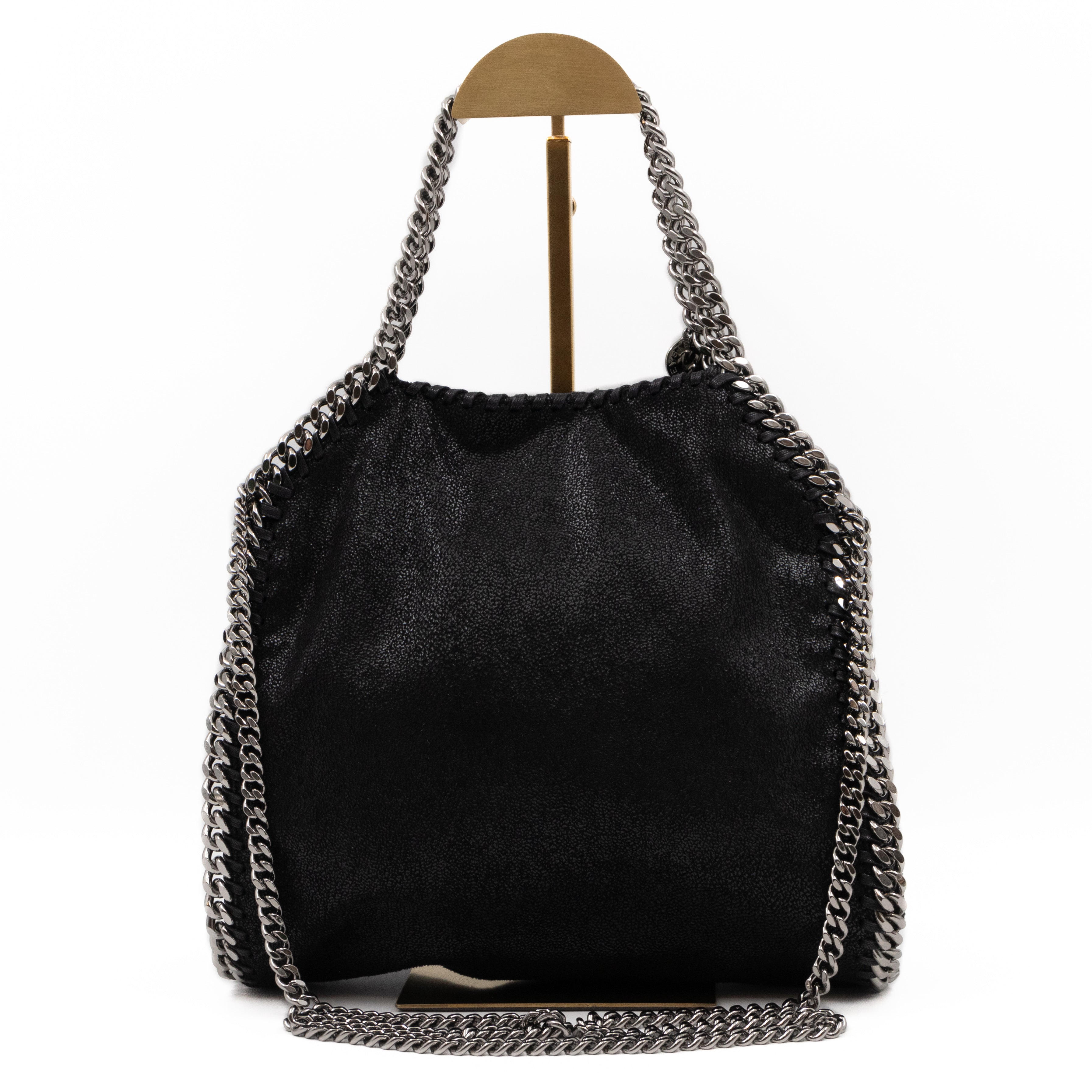 Falabella Fold Over Tote Mini Black