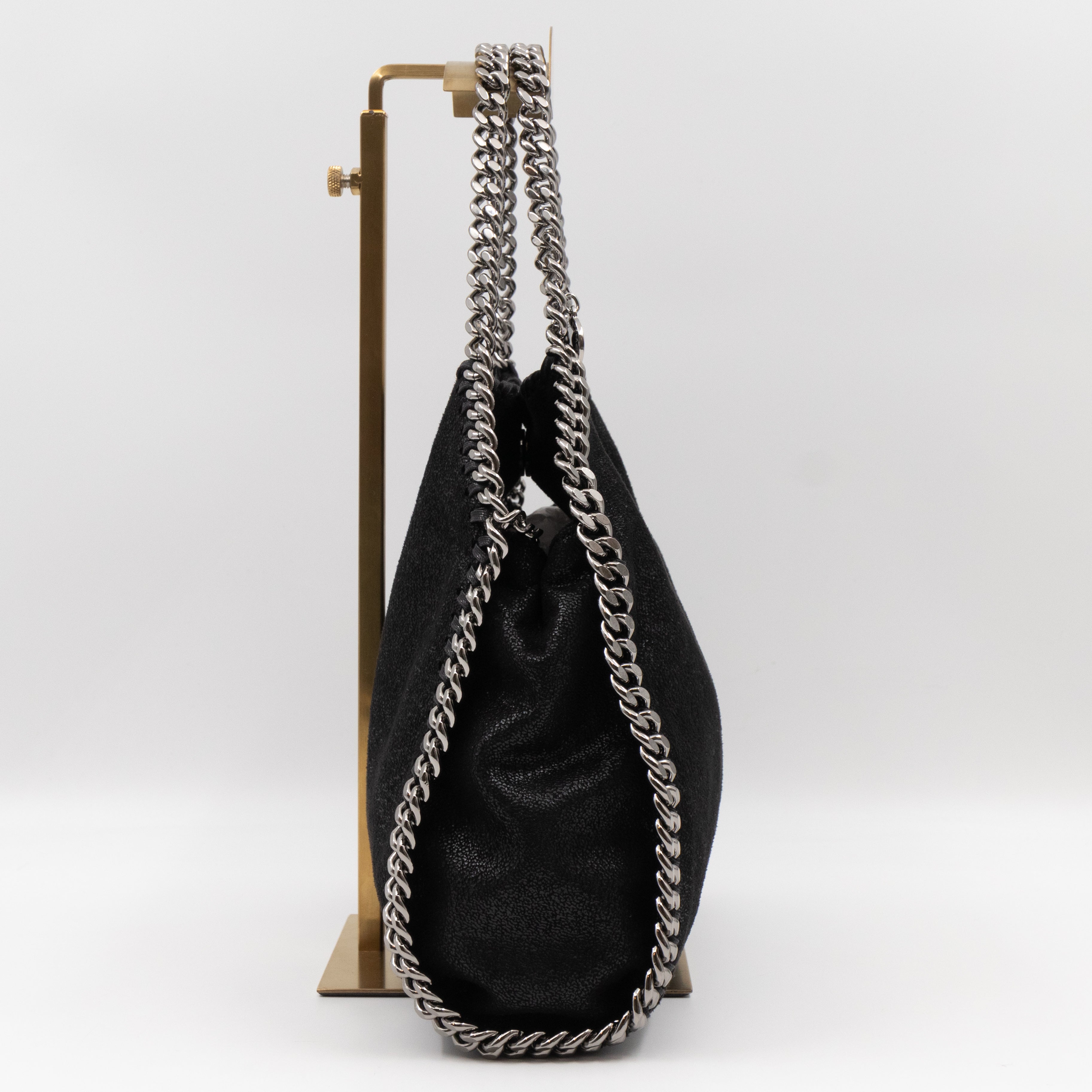 Falabella Fold Over Tote Mini Black