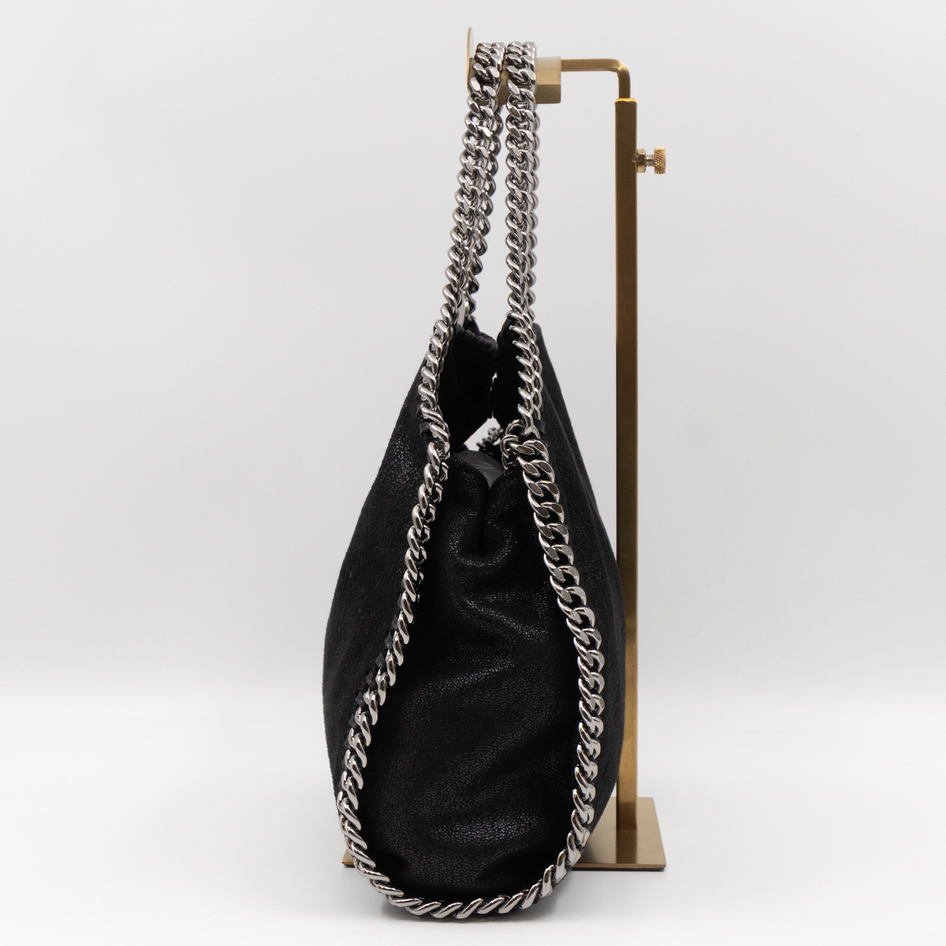 Falabella Fold Over Tote Mini Black