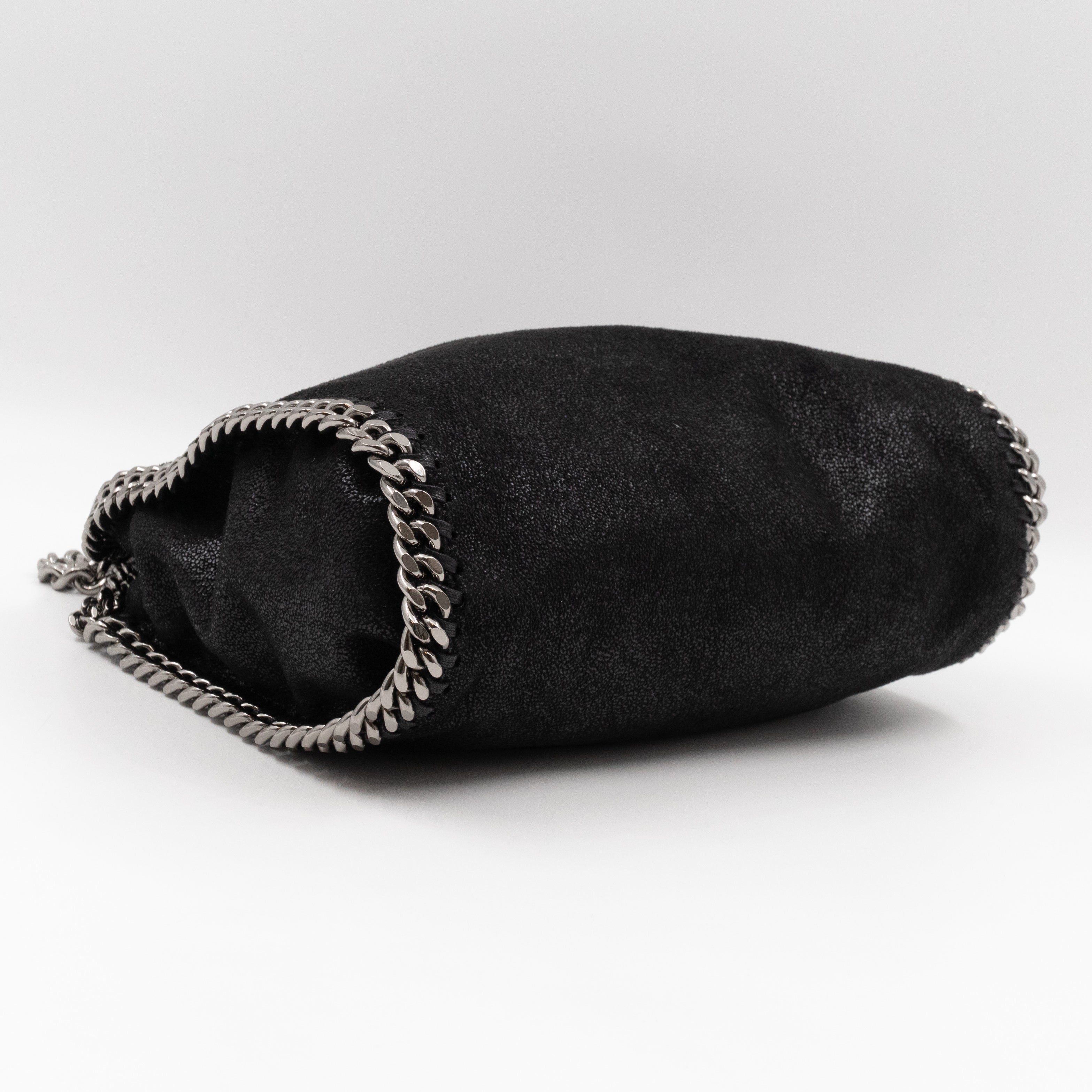 Falabella Fold Over Tote Mini Black