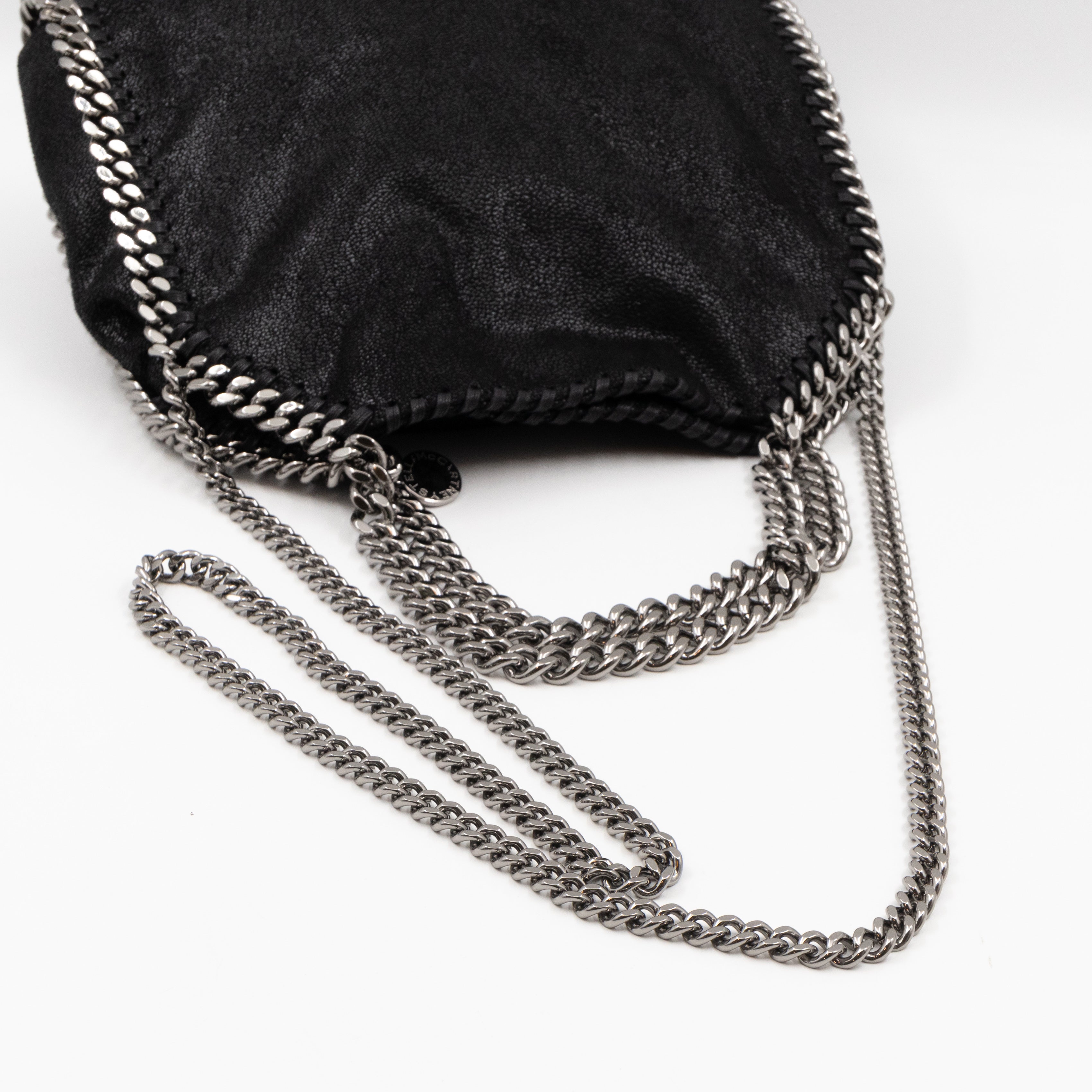 Falabella Fold Over Tote Mini Black