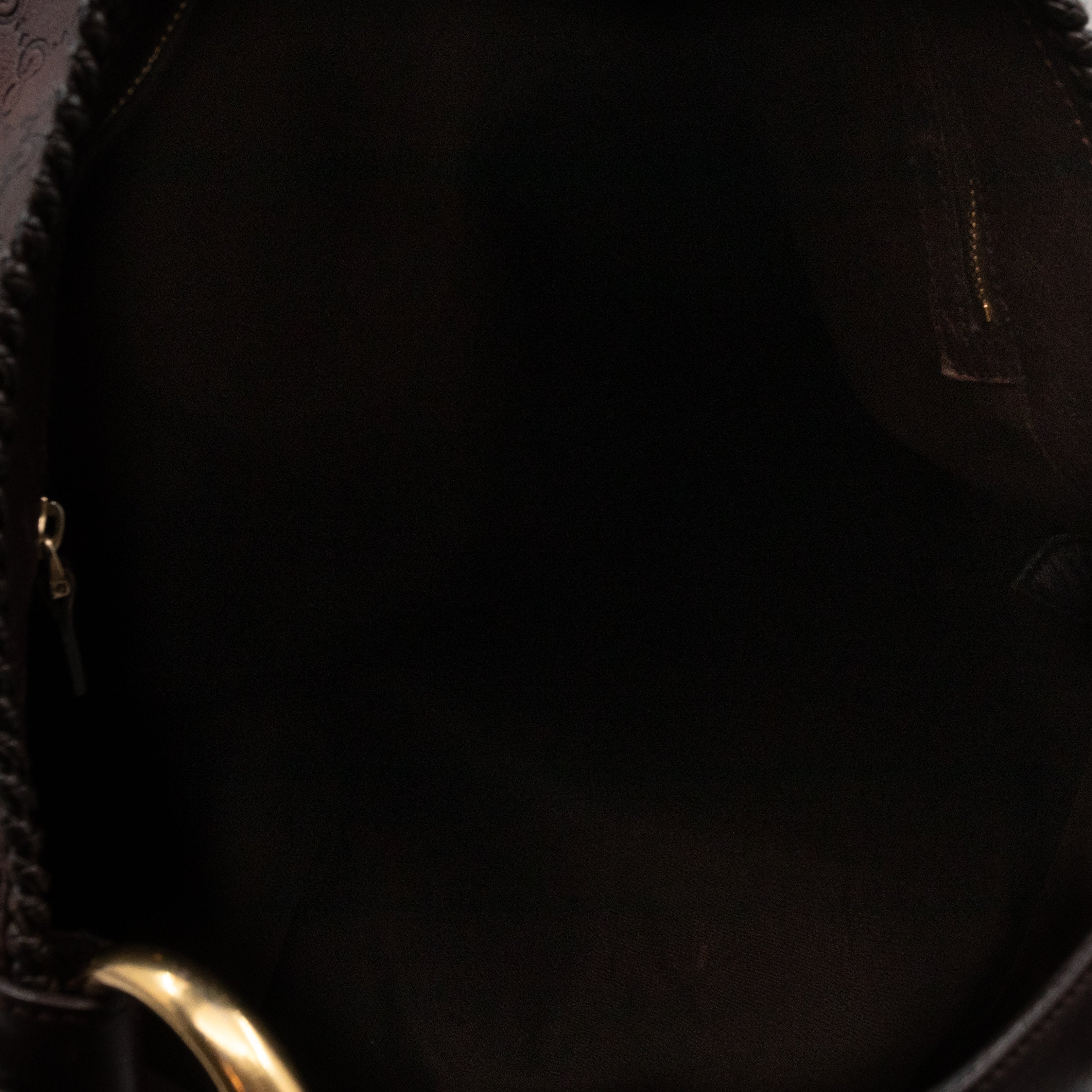 Horsebit Hobo Bag Large Brown Leather