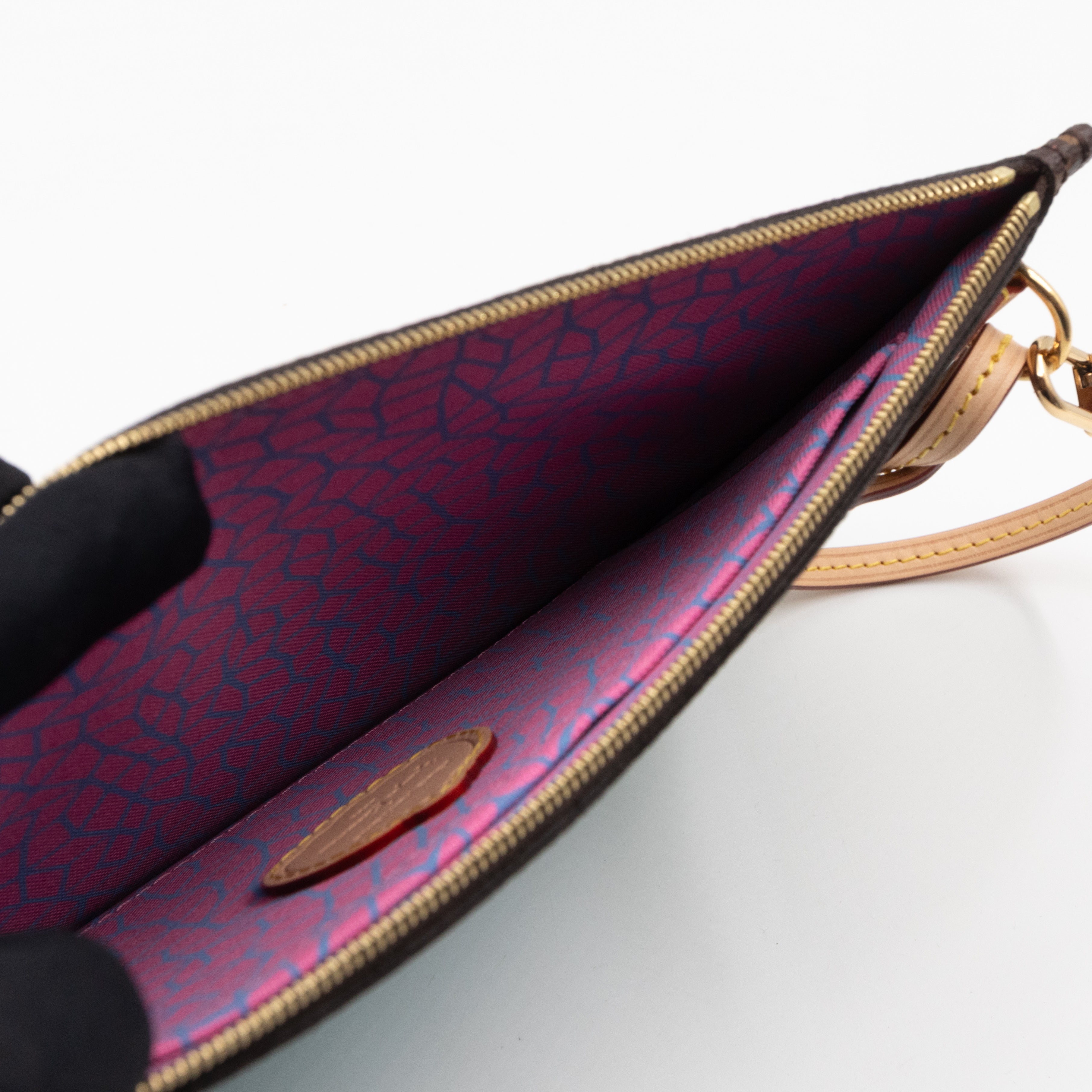 Neverfull Pochette LV x YK Monogram Pumpkins