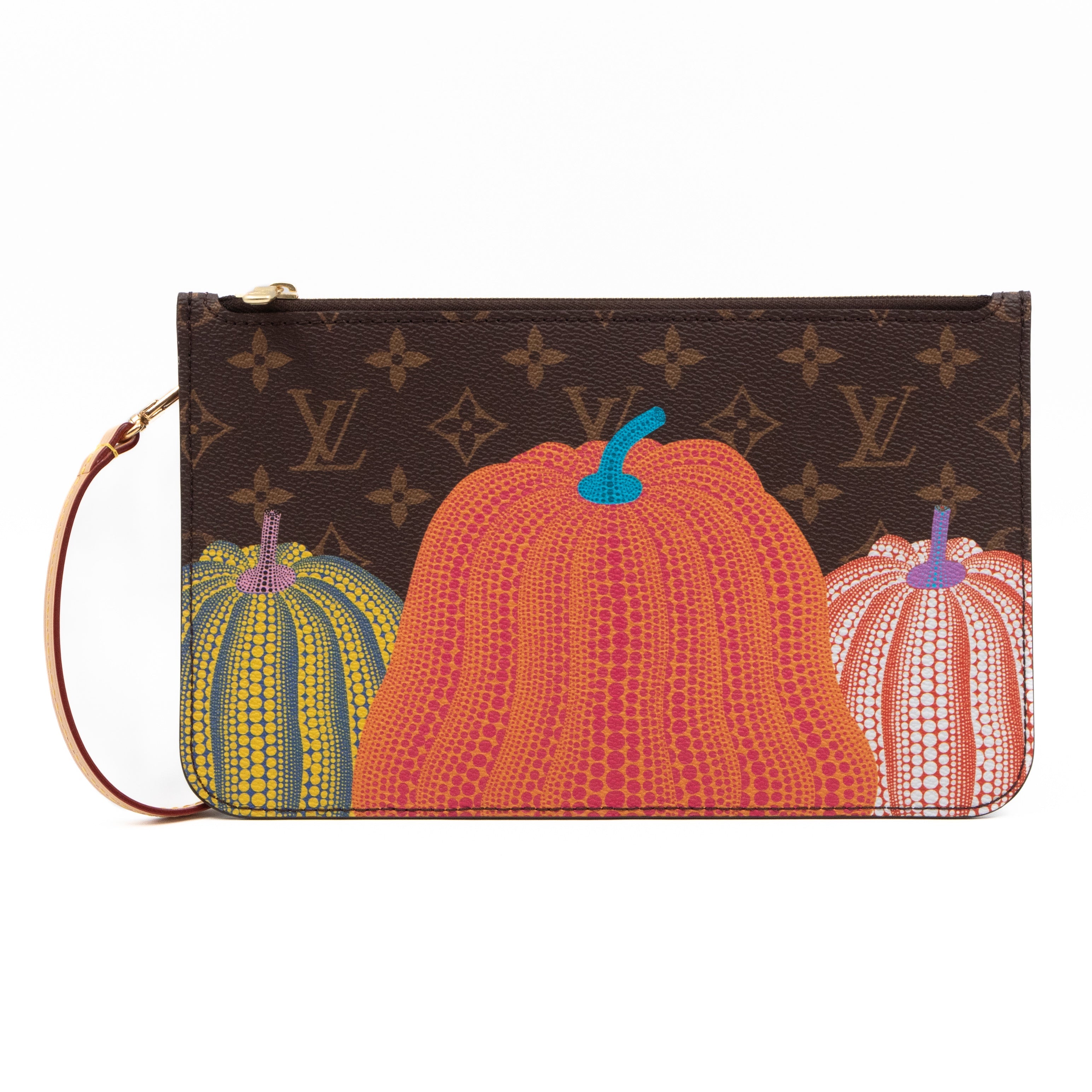 Neverfull Pochette LV x YK Monogram Pumpkins
