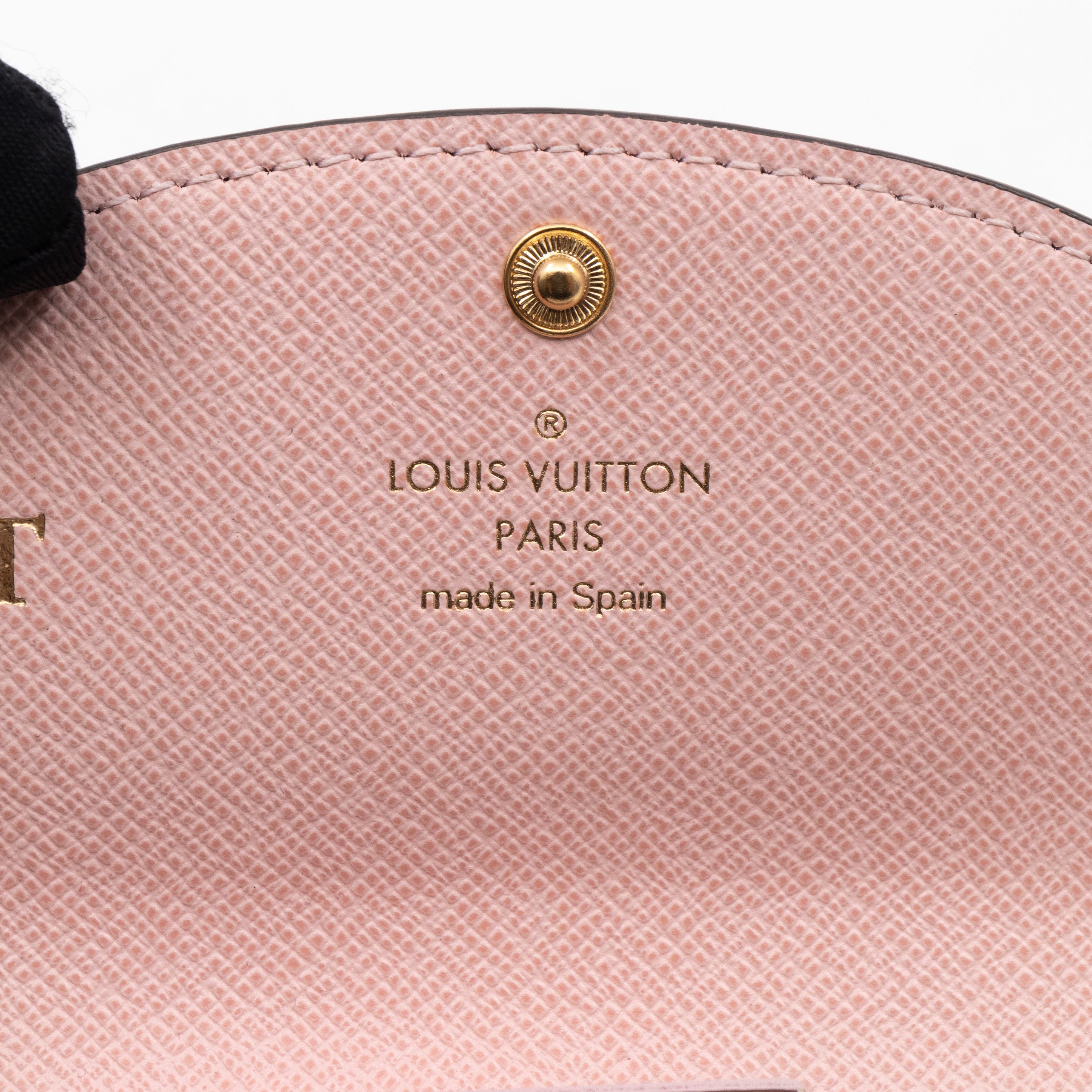 Rosalie Coin Purse Monogram Rose Ballerine