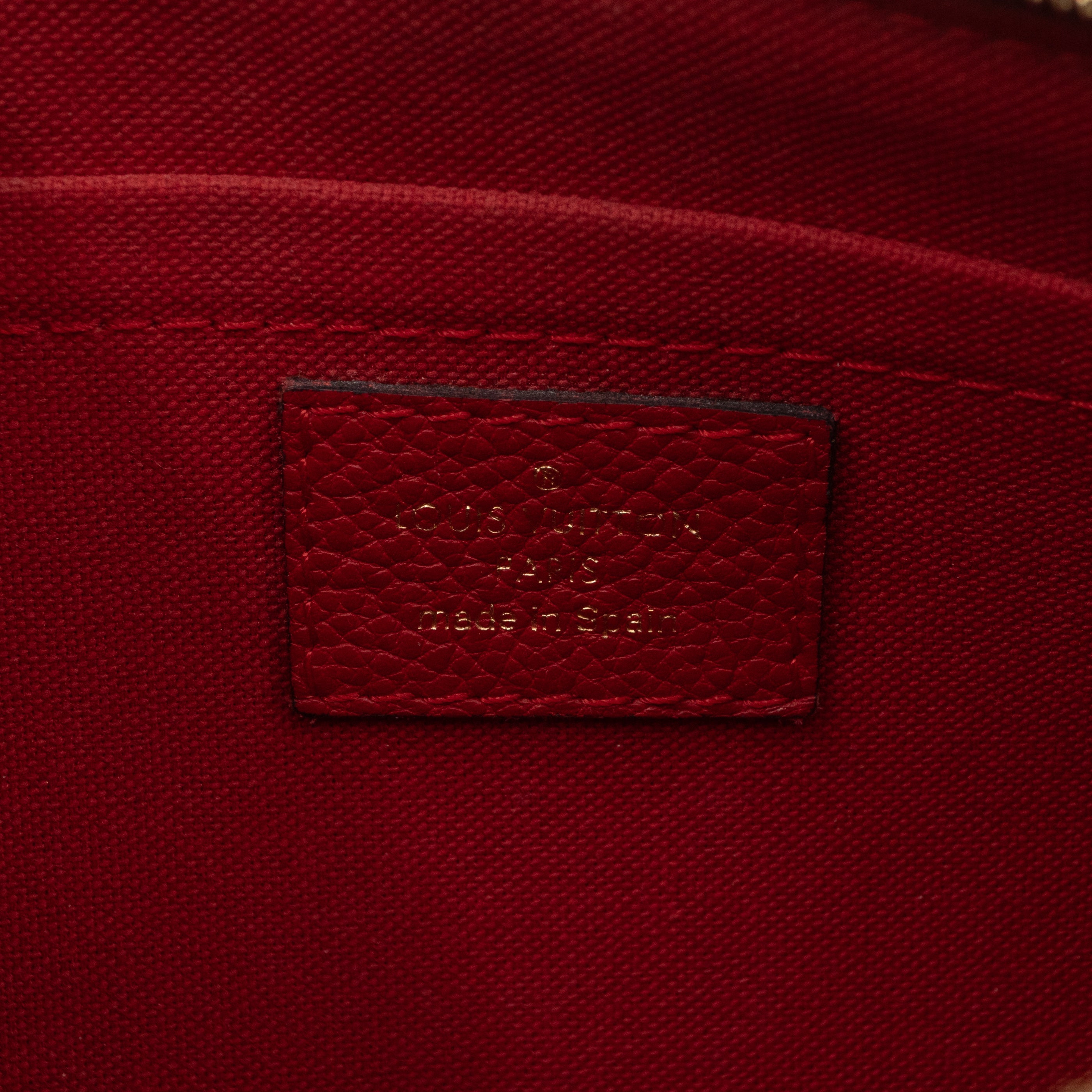 Pallas Clutch Monogram Red