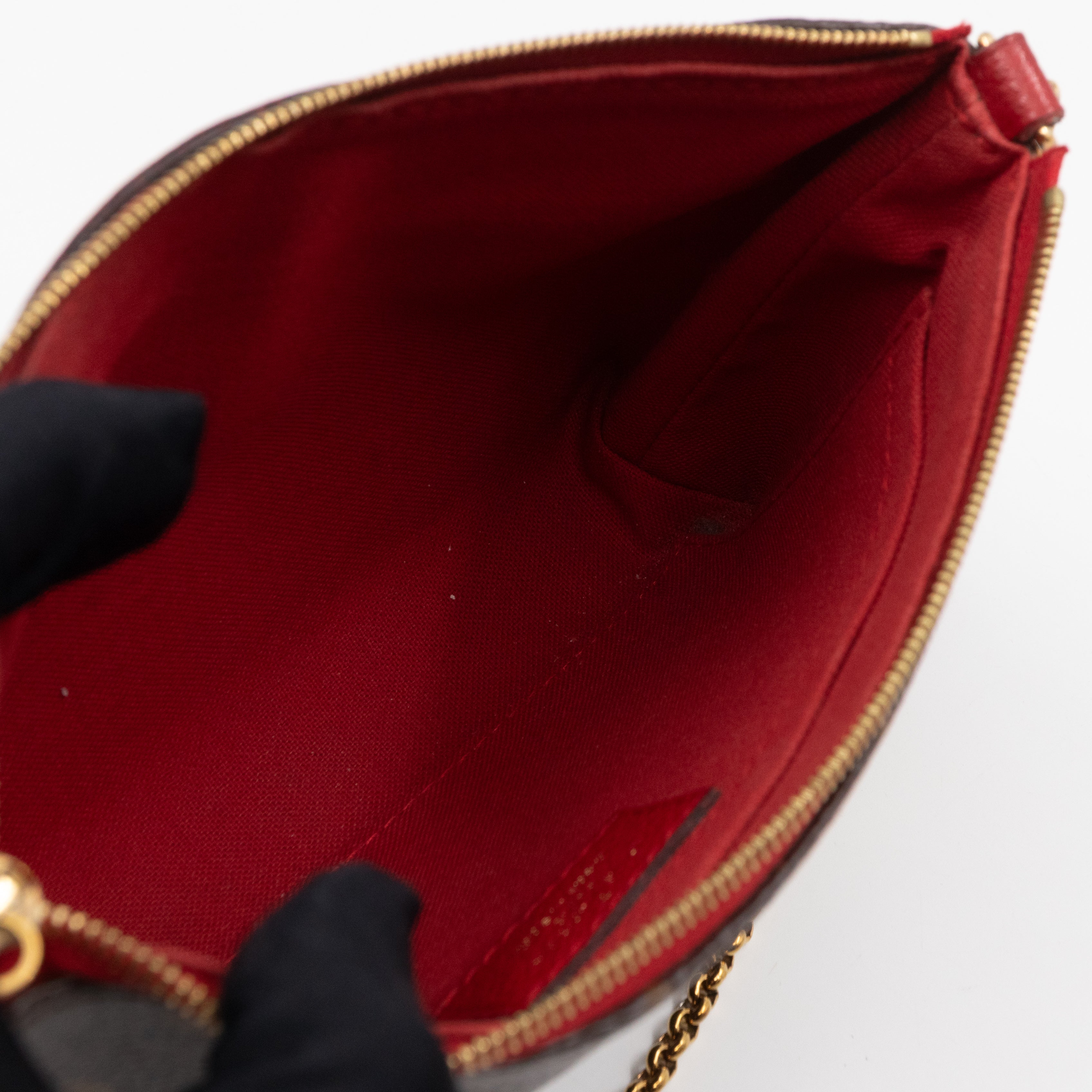 Pallas Clutch Monogram Red