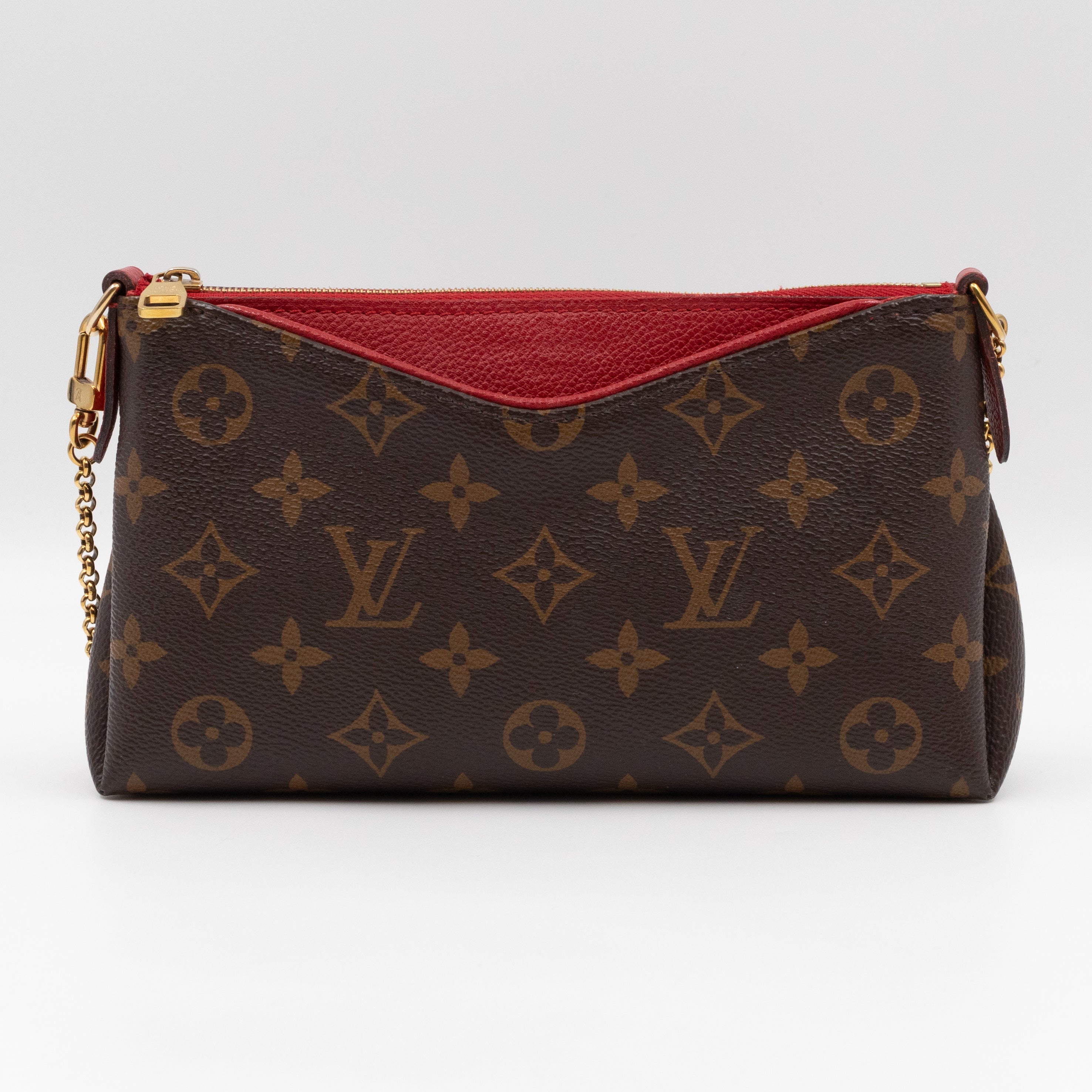 Pallas Clutch Monogram Red