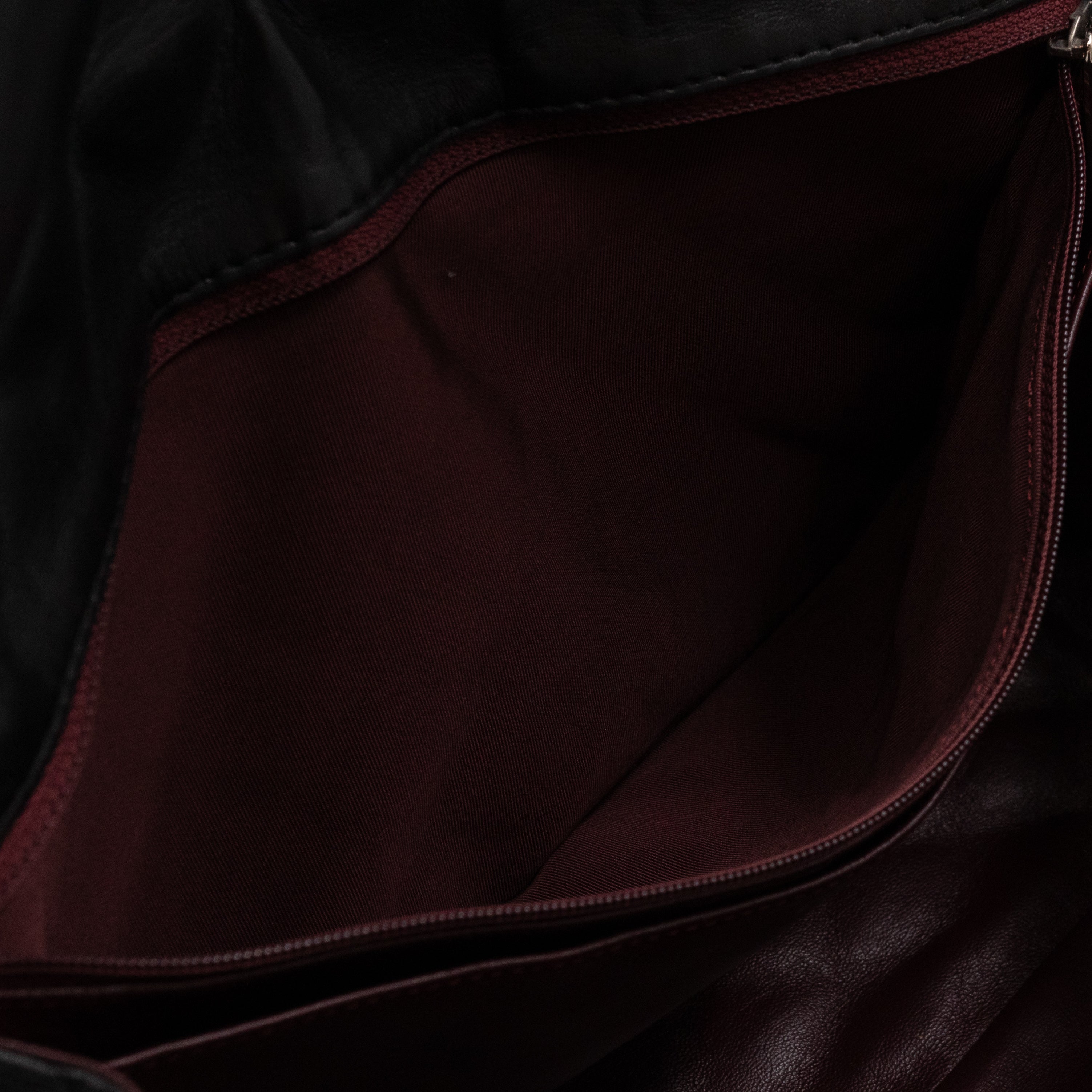 Classic Single Flap Maxi Black Lambskin Silver