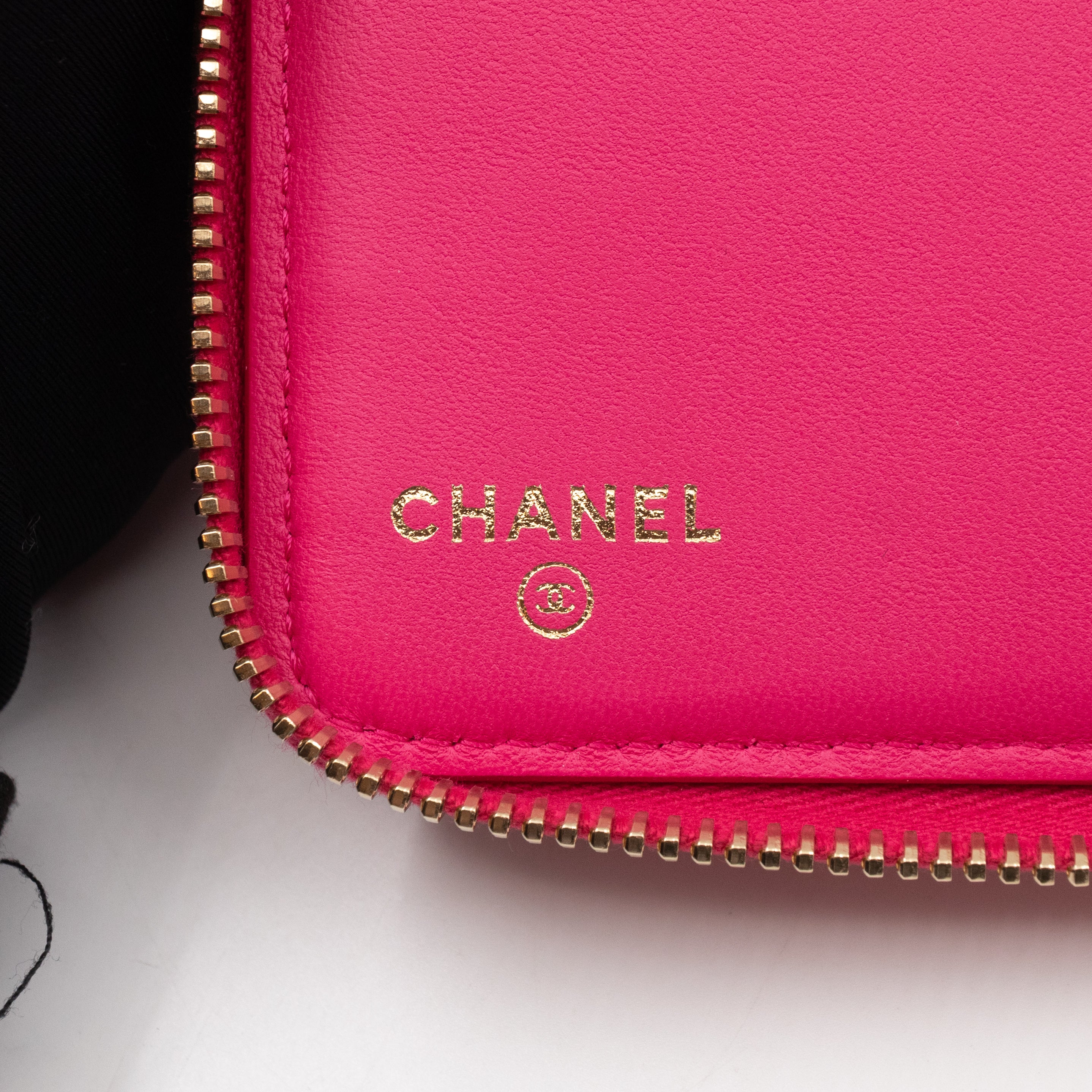 Zip Around Organizer Wallet Pink Leather