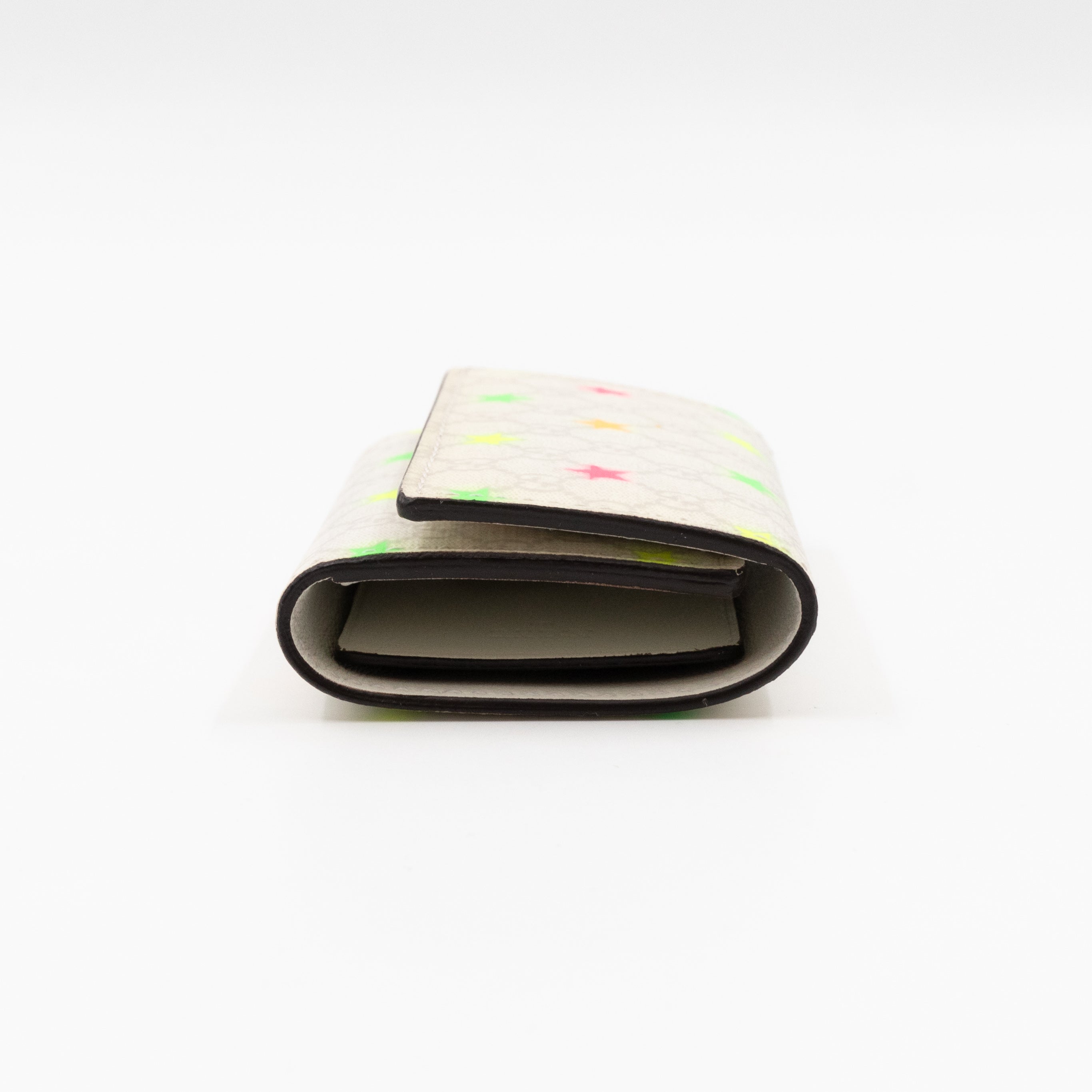 6-Key Holder White Micro GG Supreme Stars Canvas