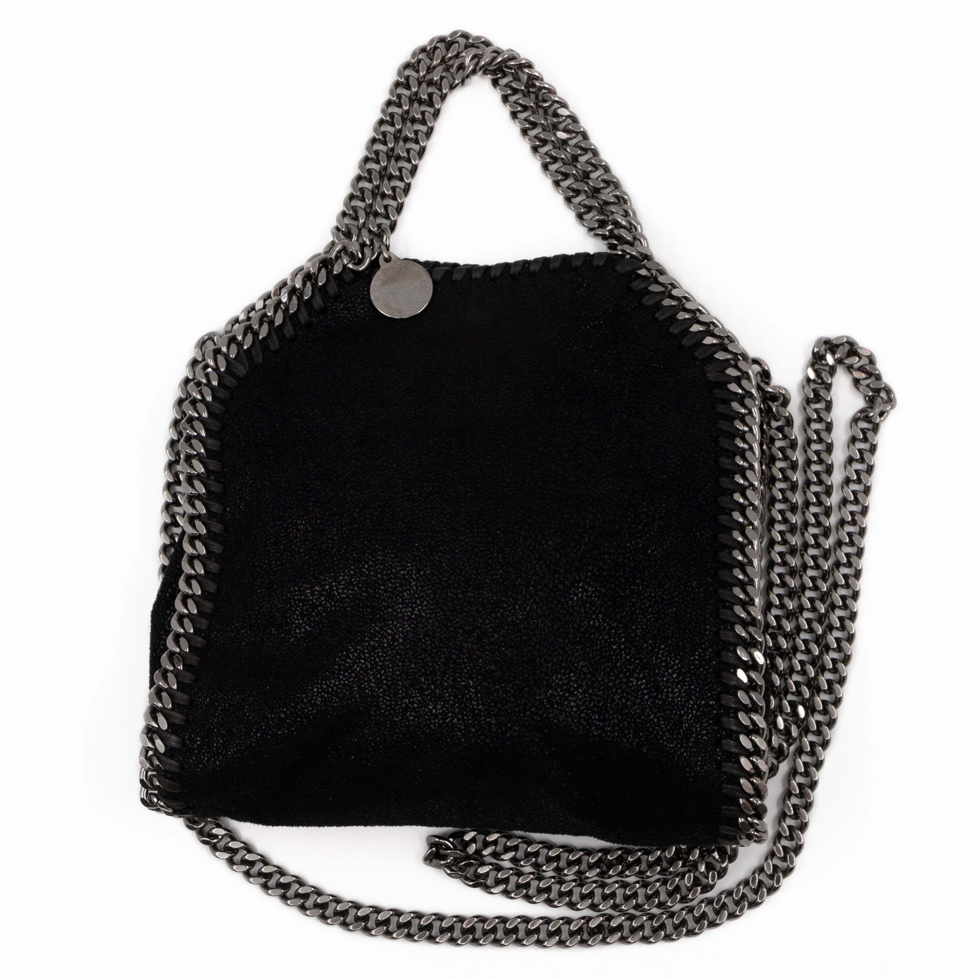 Falabella Fold Over Tote Tiny Black