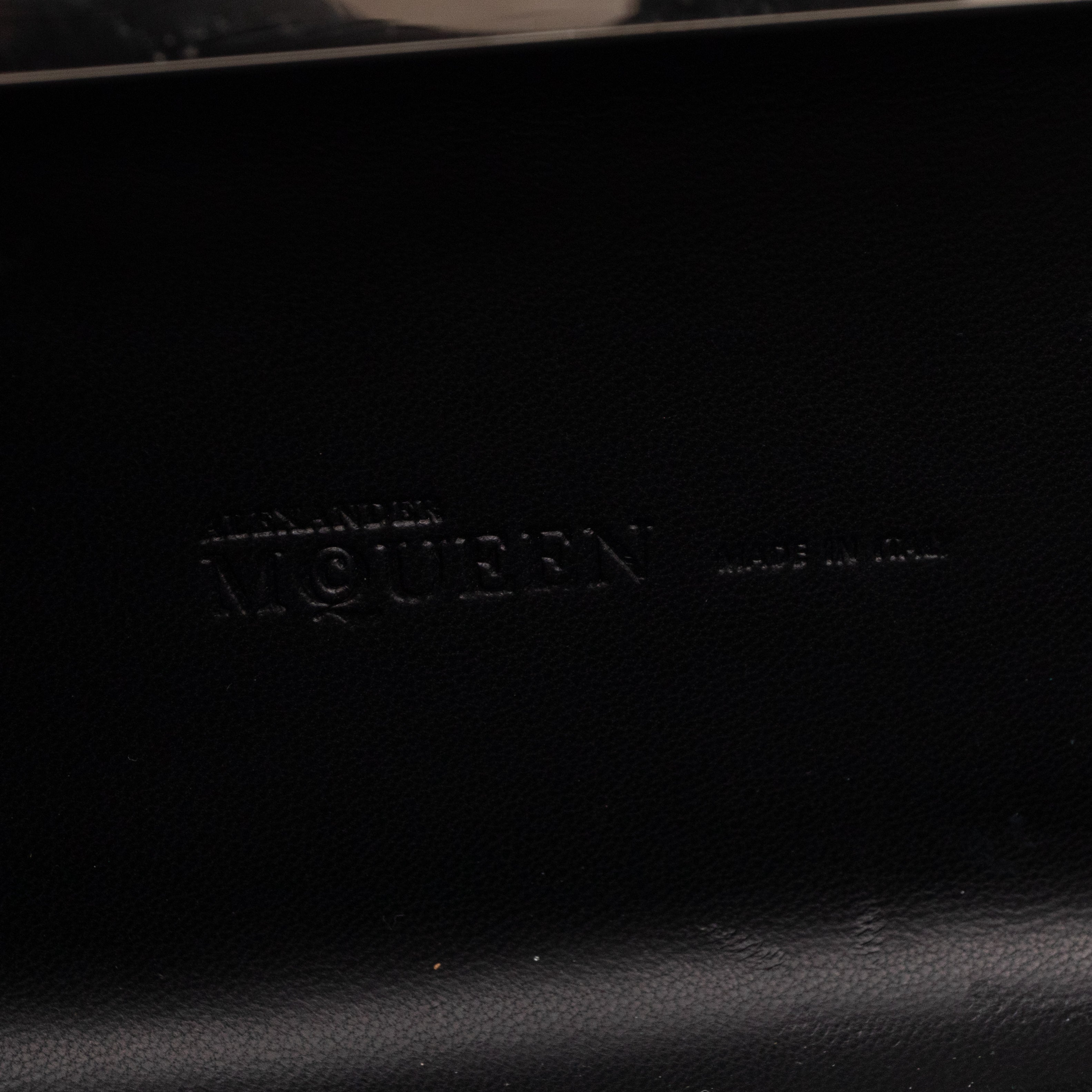 Skull Clutch Britannia Union Jack Studded Black Leather