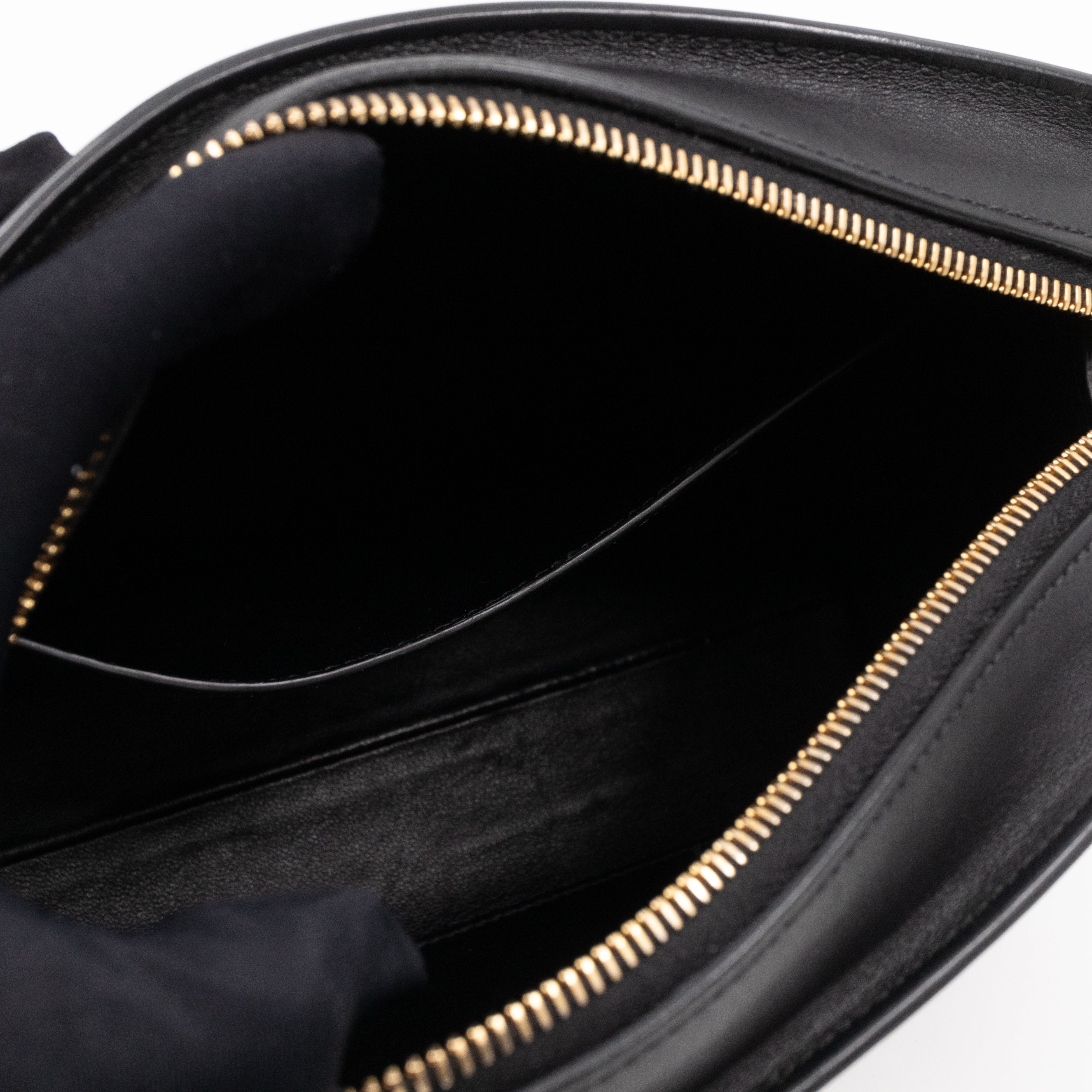 Esplanade Shoulder Bag Palissandro Brown & Noir Leather