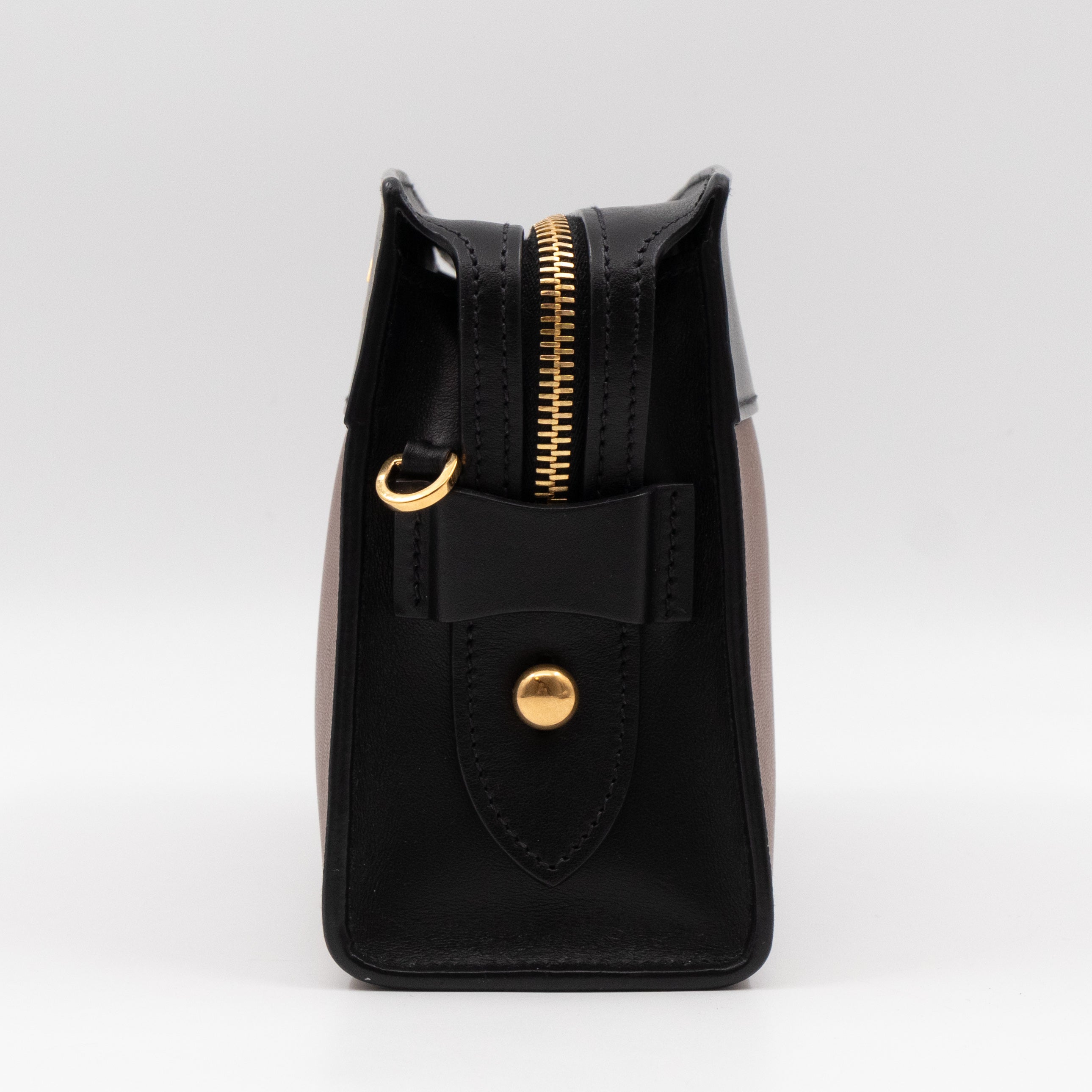 Esplanade Shoulder Bag Palissandro Brown & Noir Leather