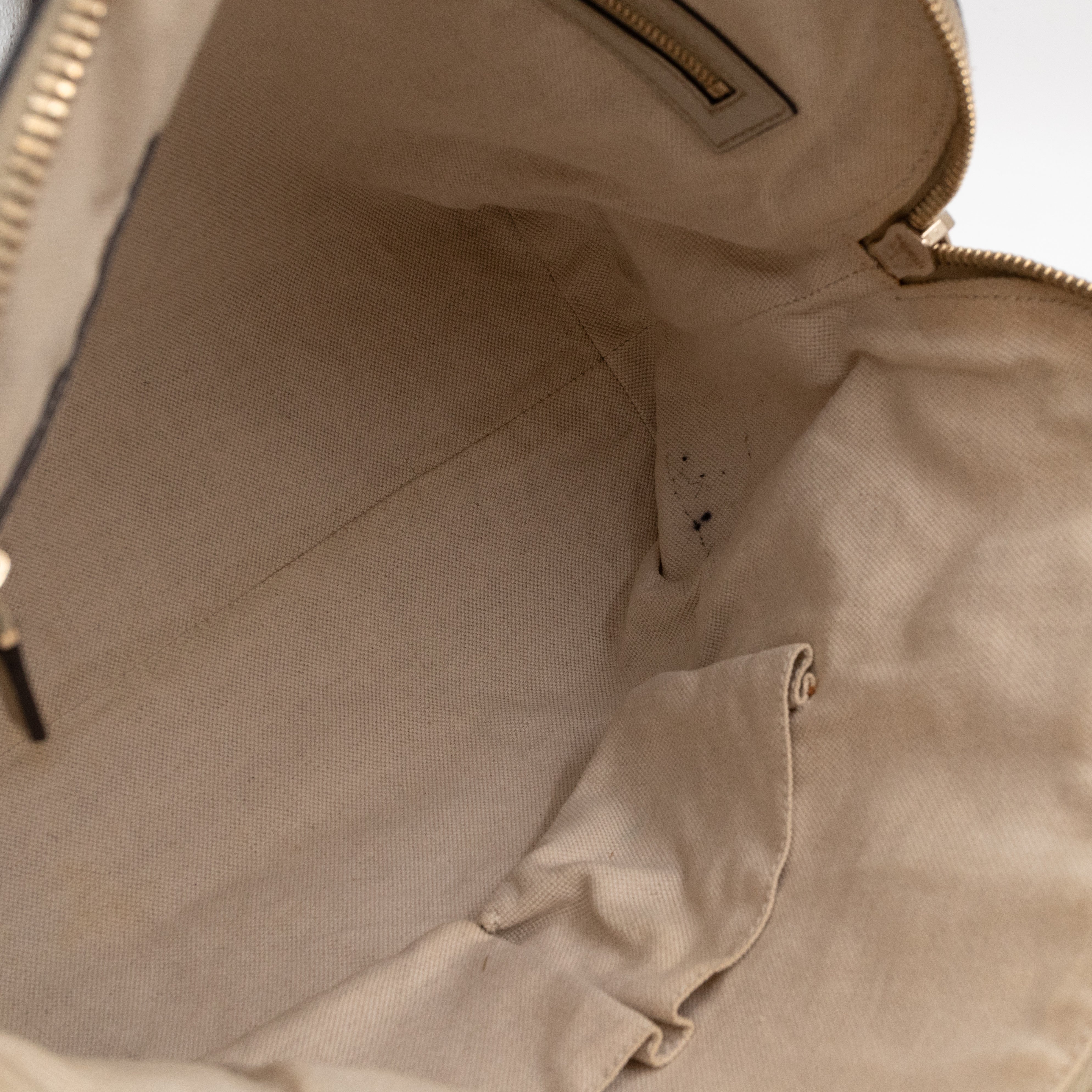 Bree Shoulder Bag White Guccissima Leather