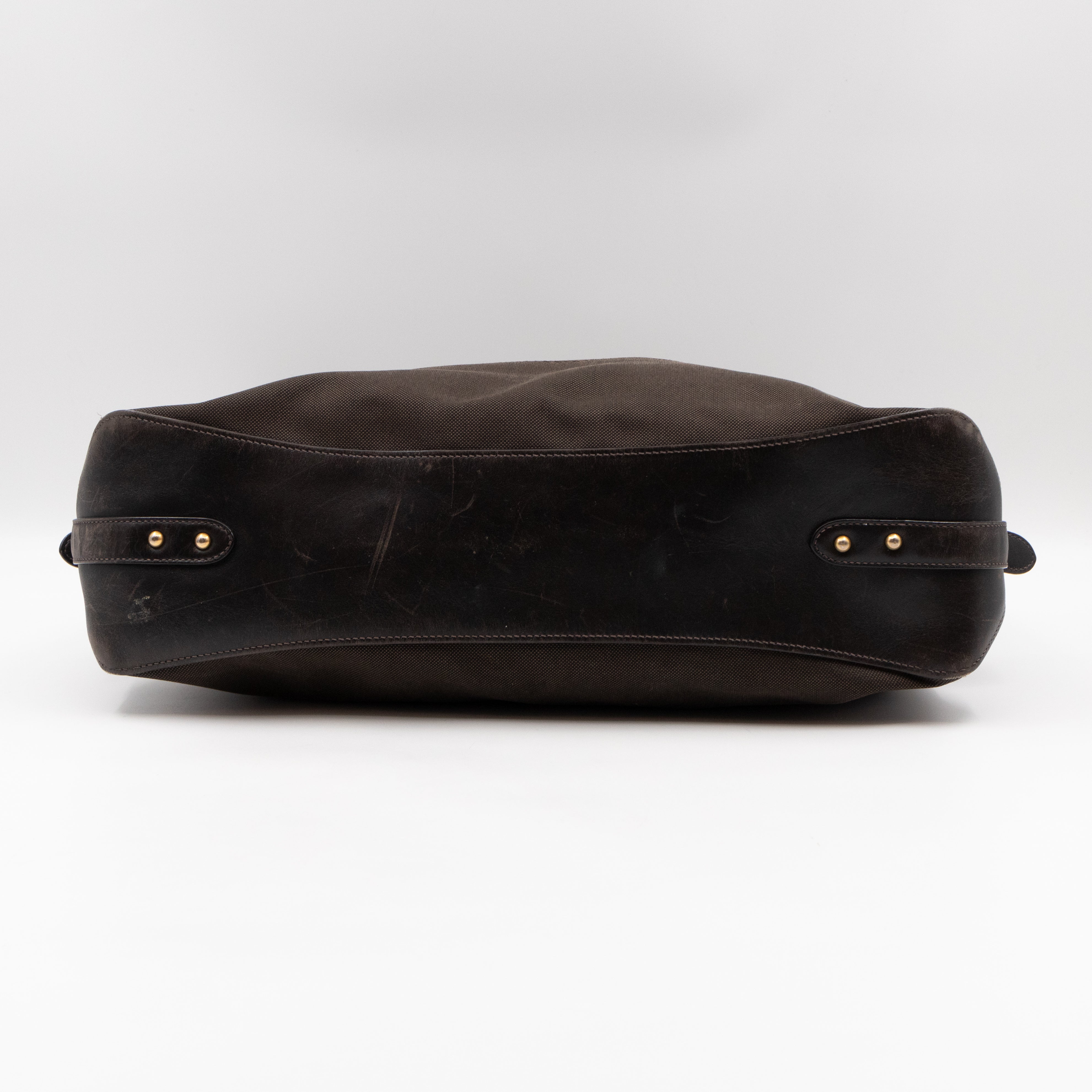 Canapa Hobo Brown Canvas