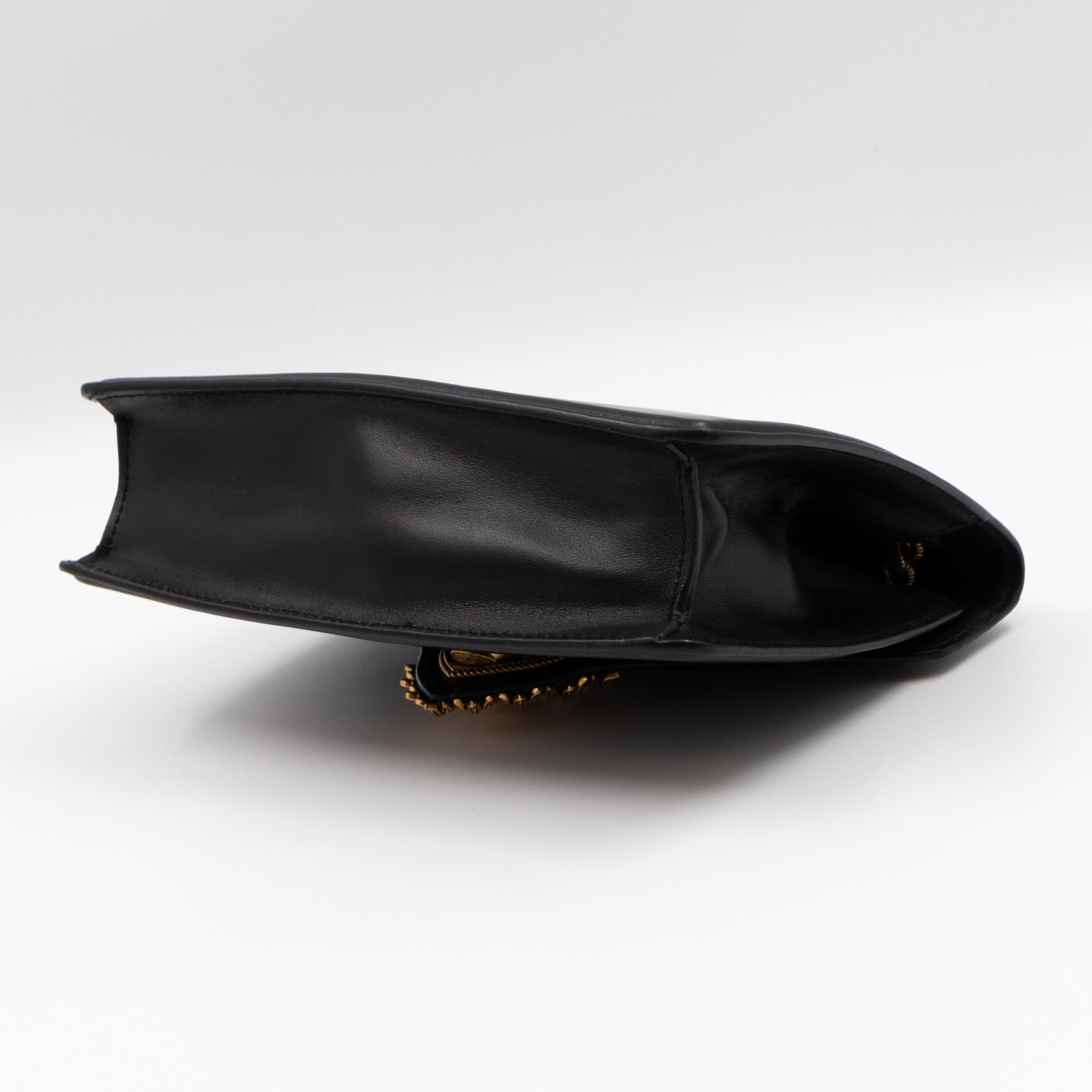 Devotion Black Calfskin Leather