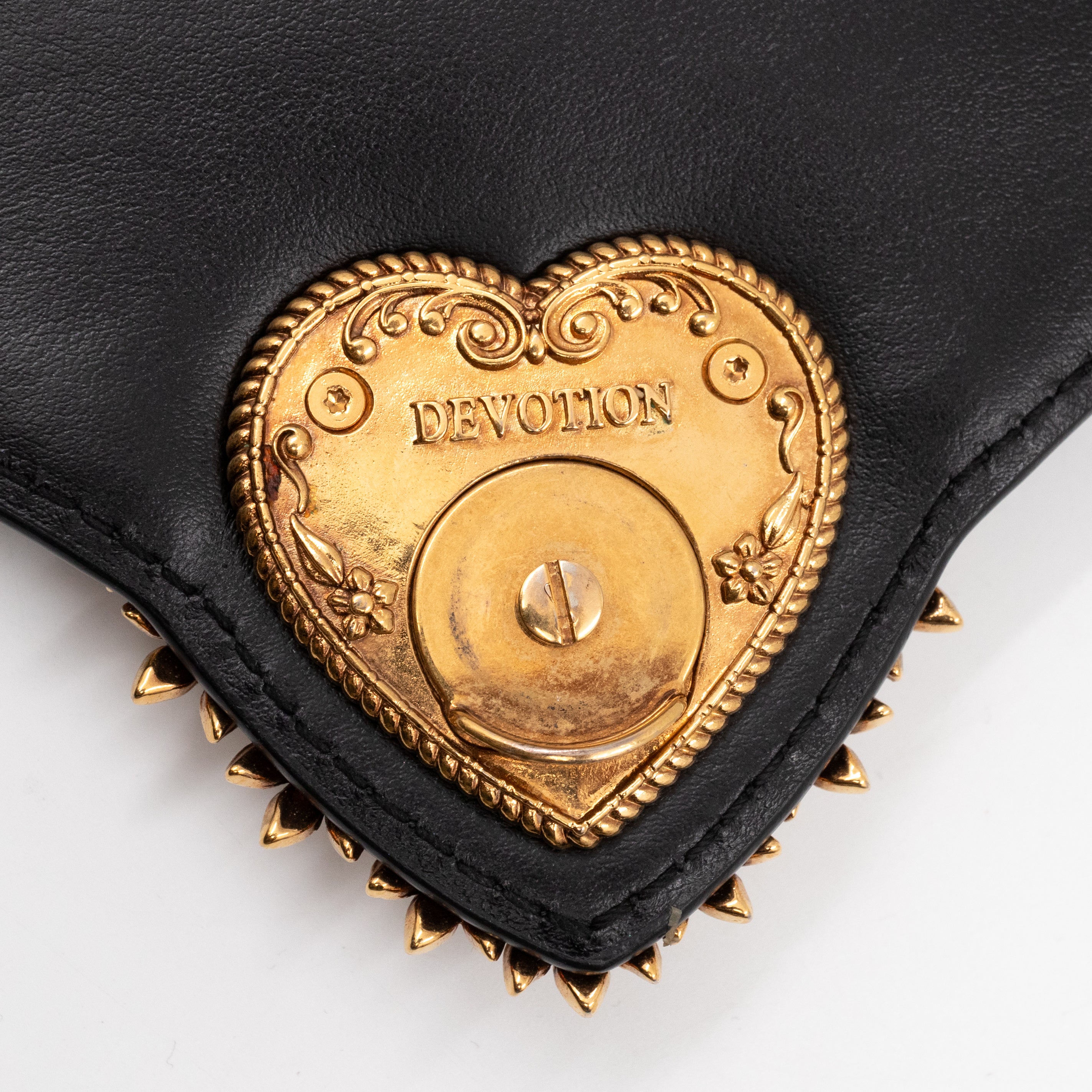 Devotion Black Calfskin Leather