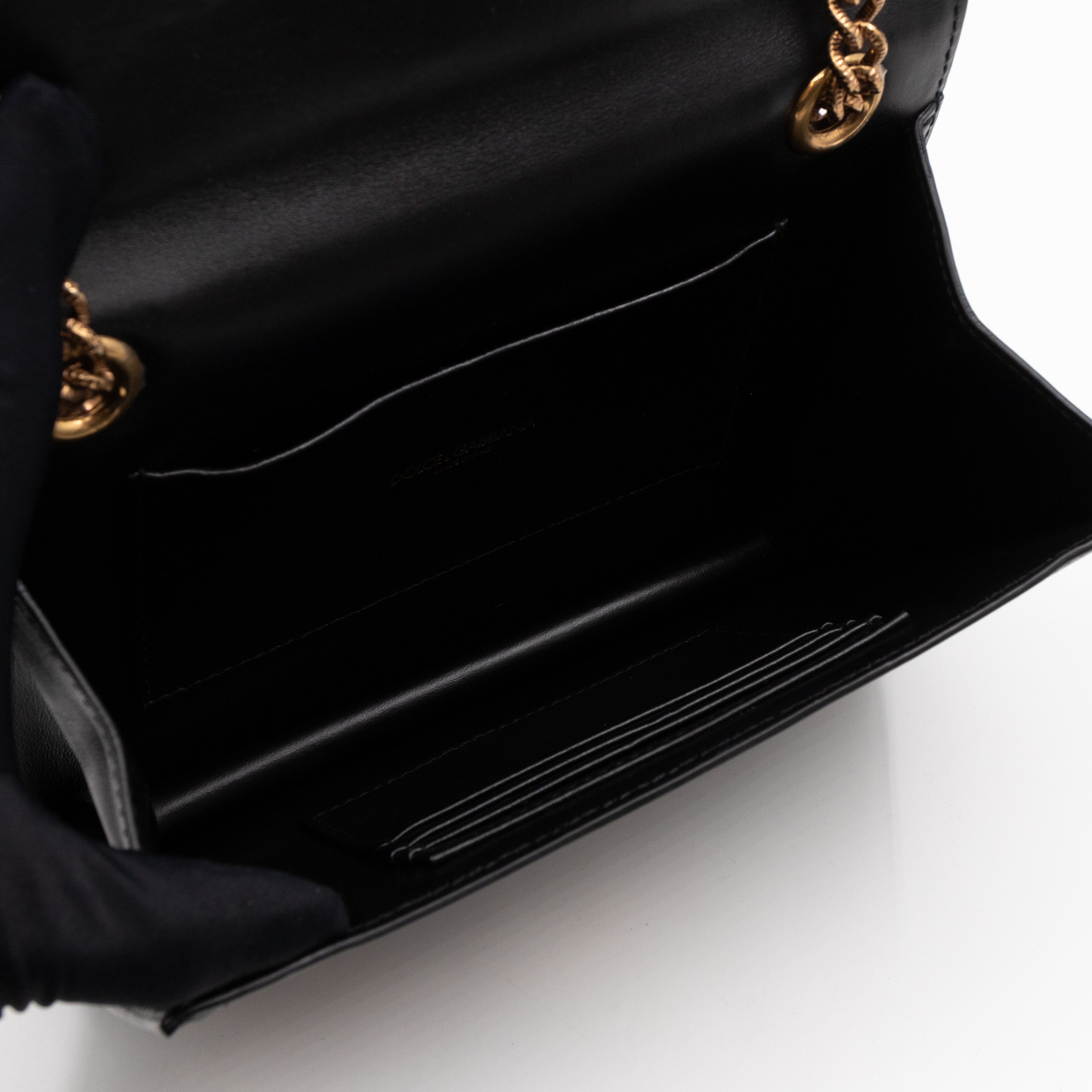 Devotion Black Calfskin Leather