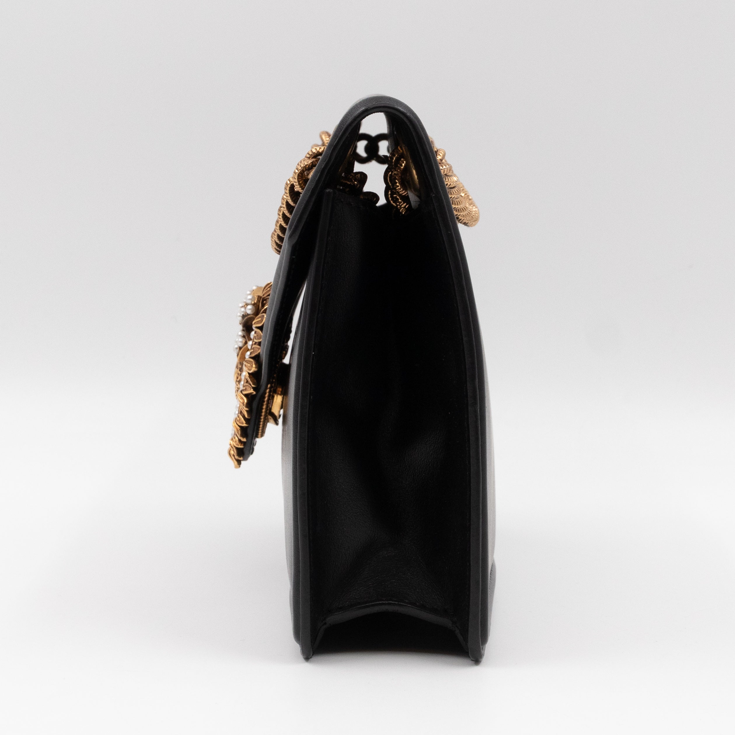 Devotion Black Calfskin Leather