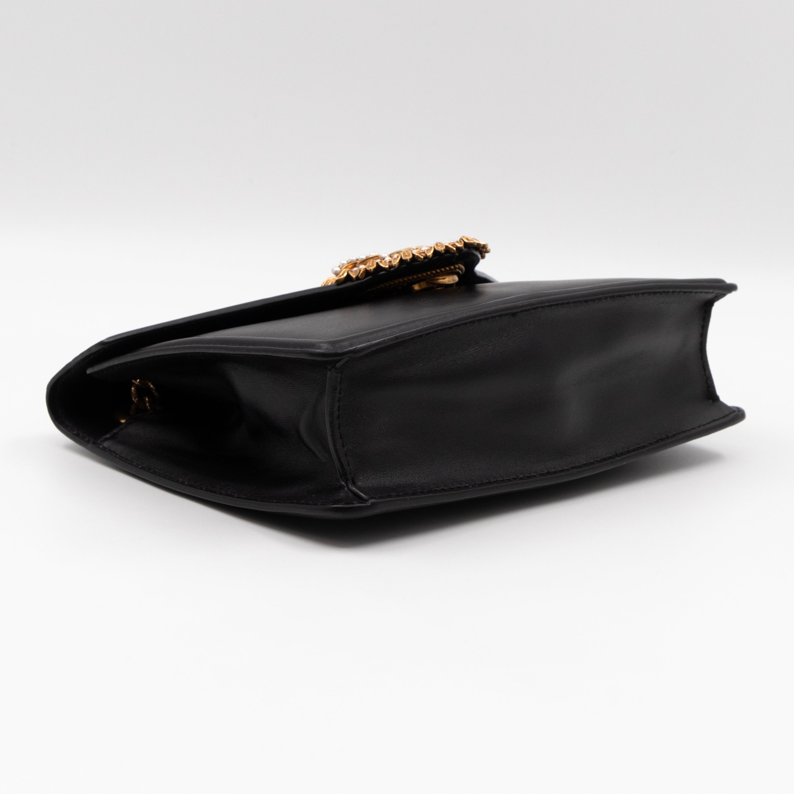Devotion Black Calfskin Leather