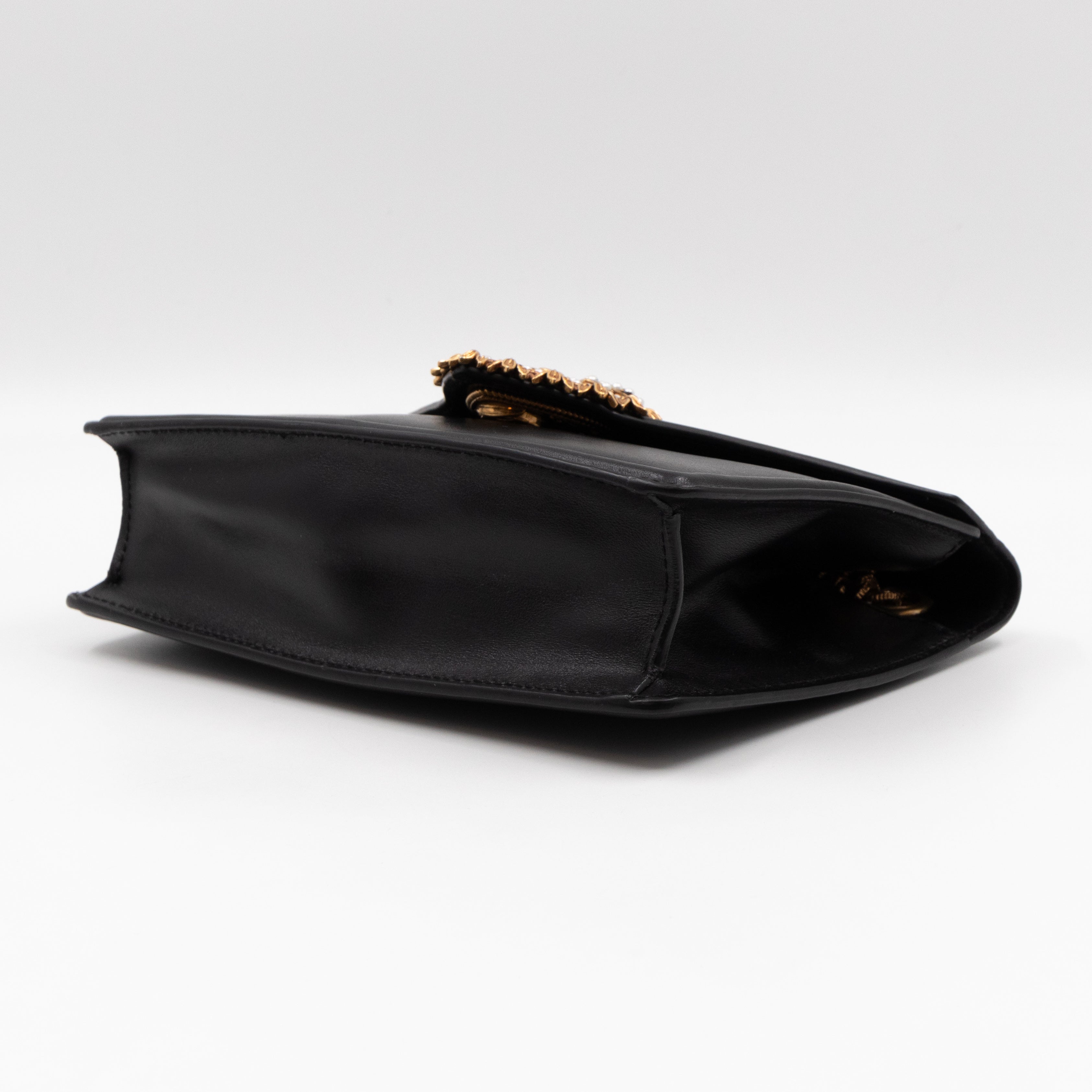 Devotion Black Calfskin Leather
