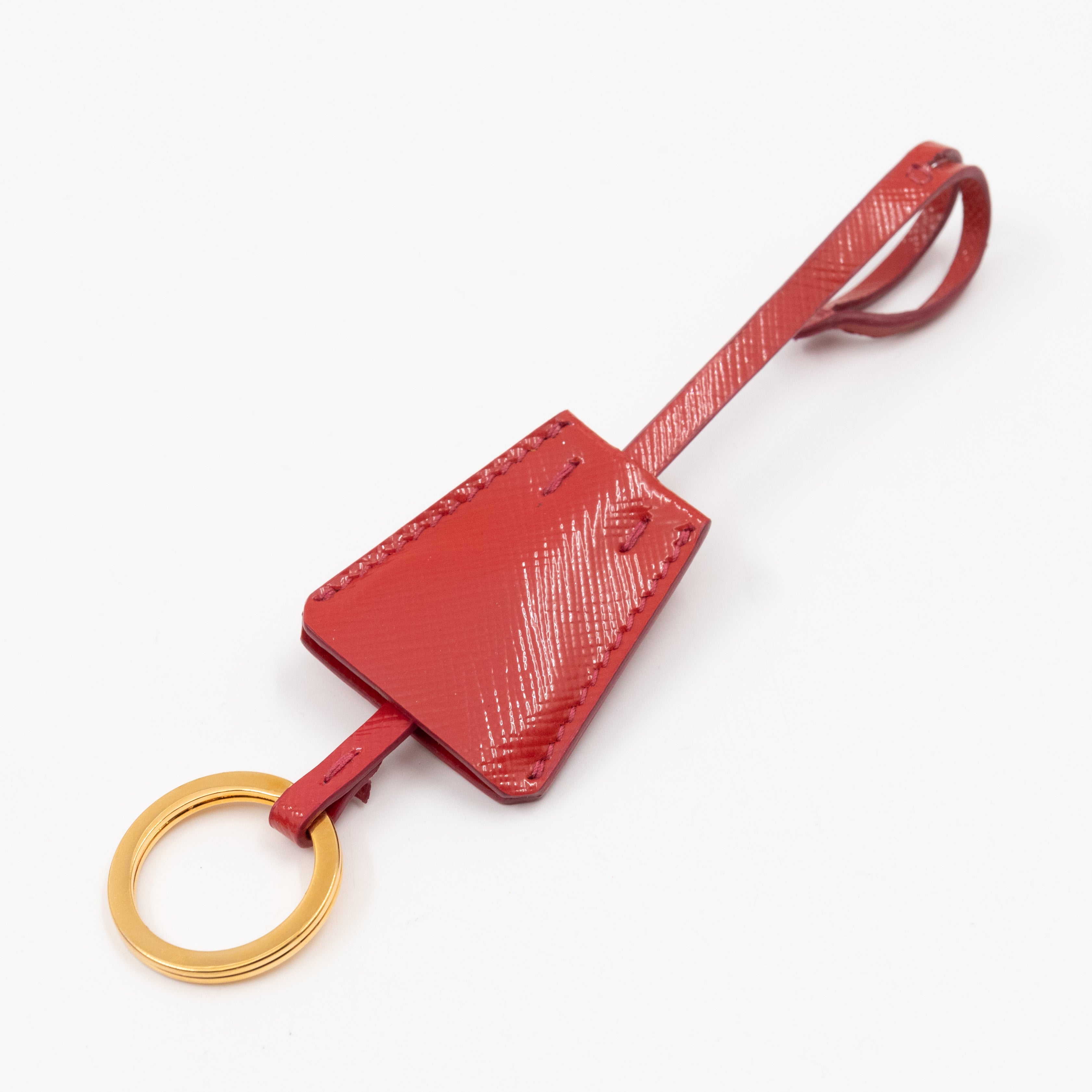 Promenade Mini Red Saffiano Vernice Leather