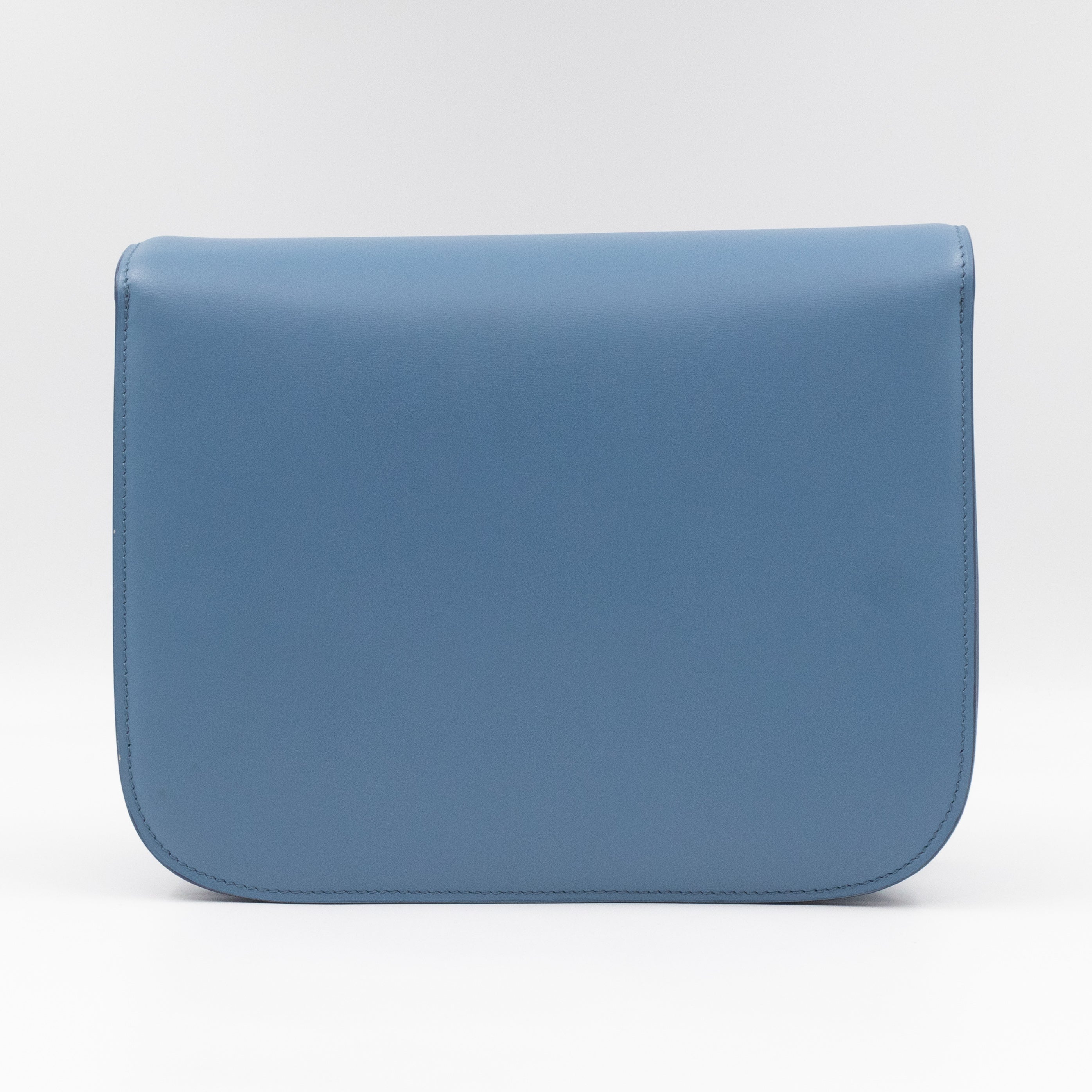 Classic Box Medium Blue Leather