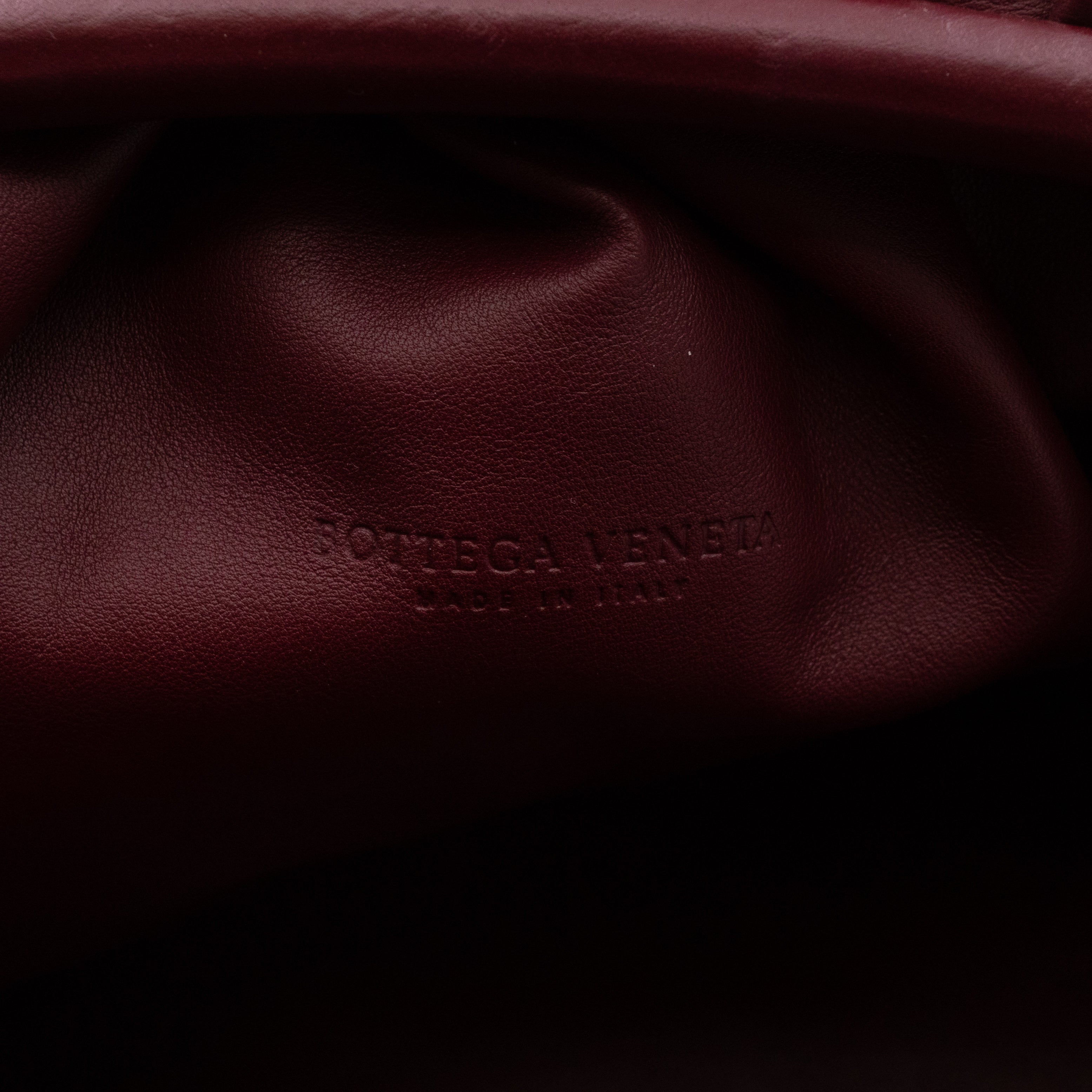 The Pouch Clutch Leather Burgundy