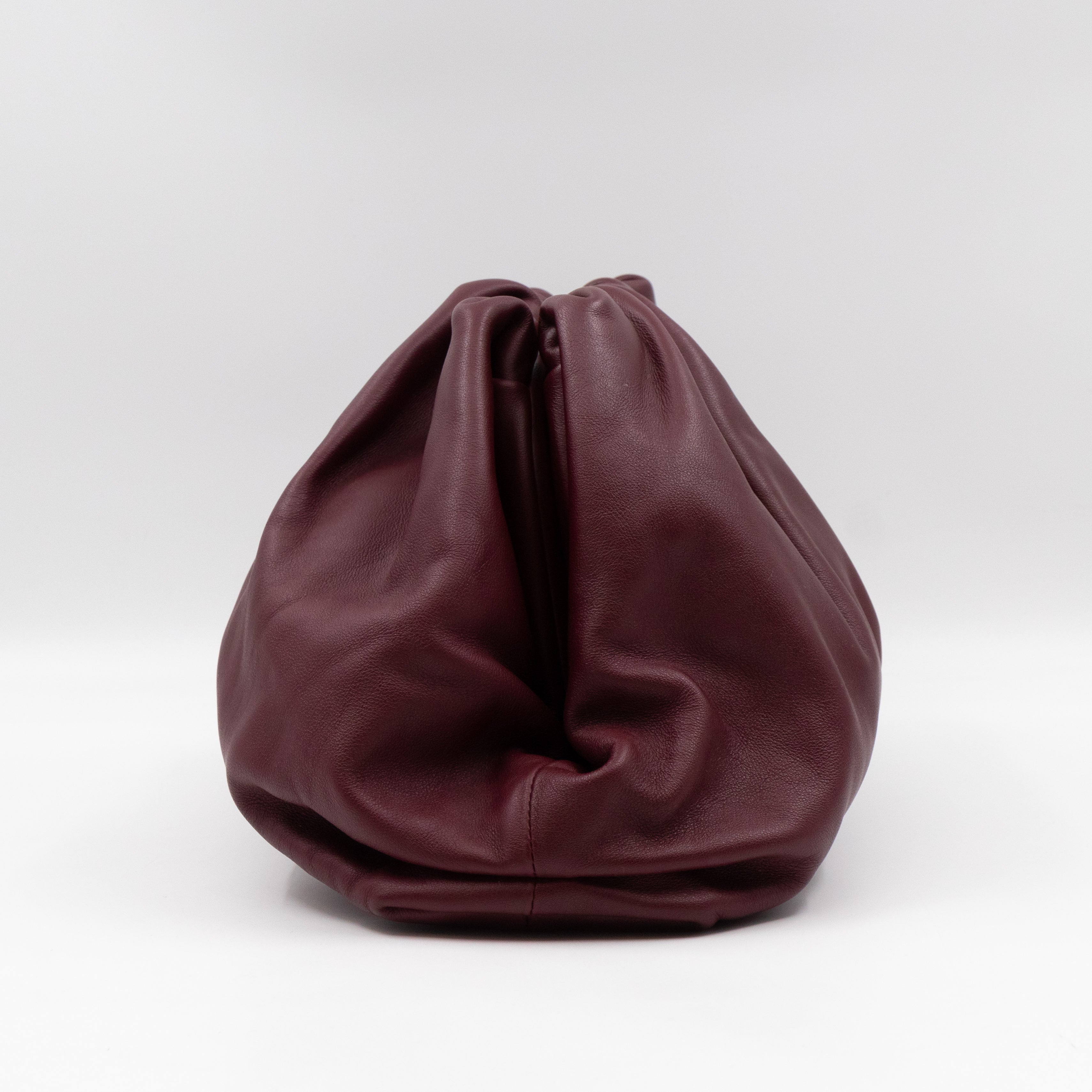 The Pouch Clutch Leather Burgundy