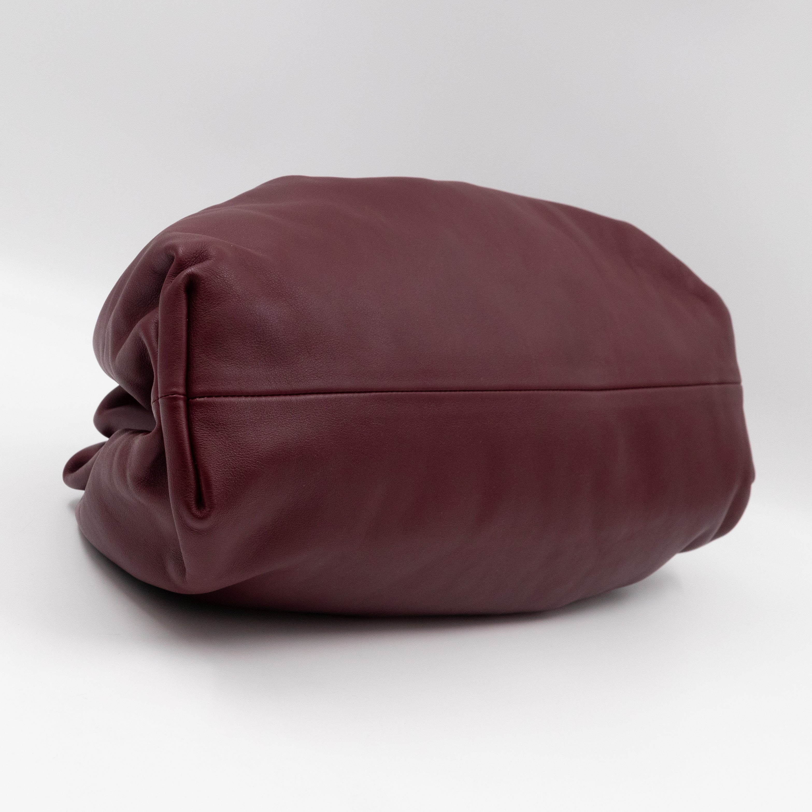 The Pouch Clutch Leather Burgundy