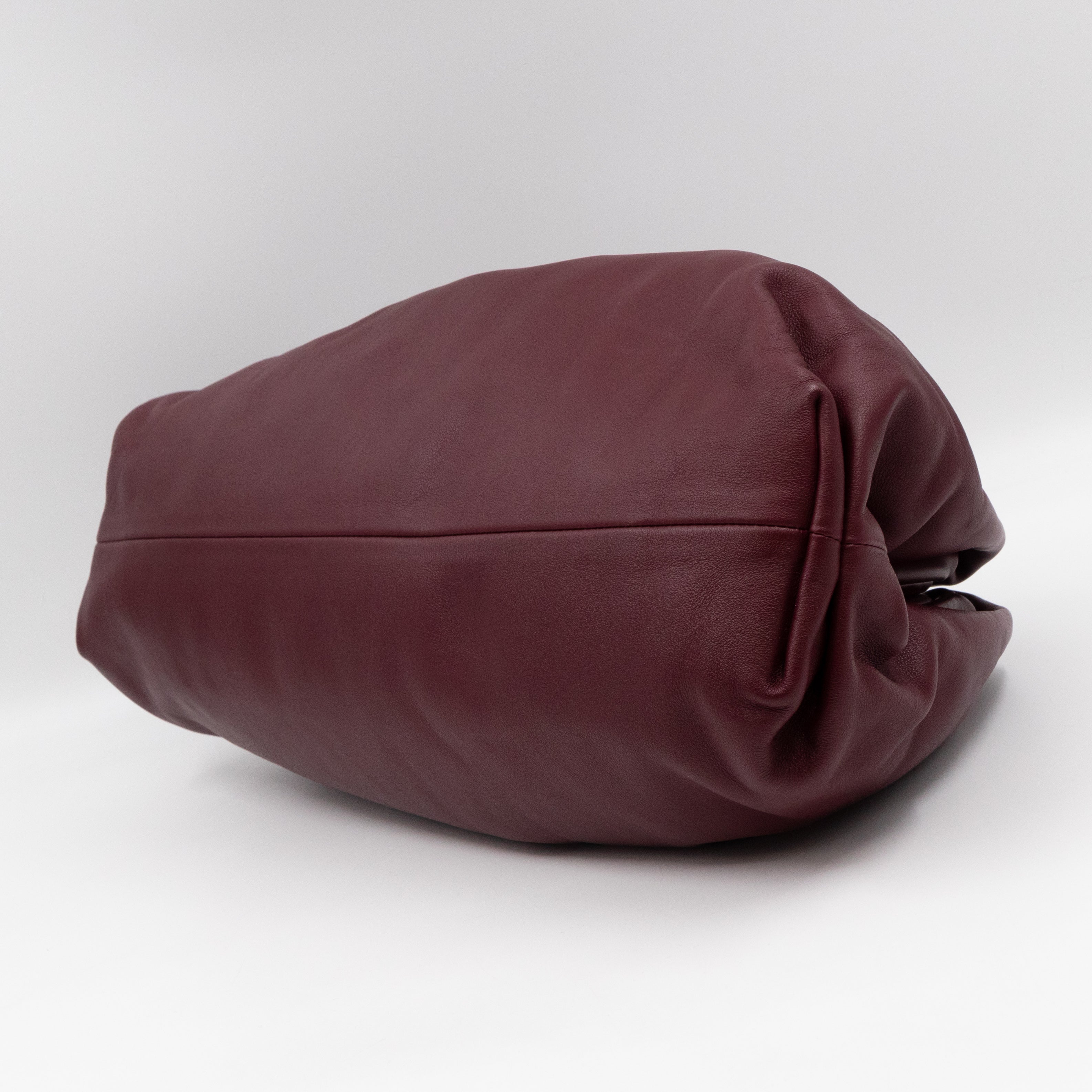 The Pouch Clutch Leather Burgundy